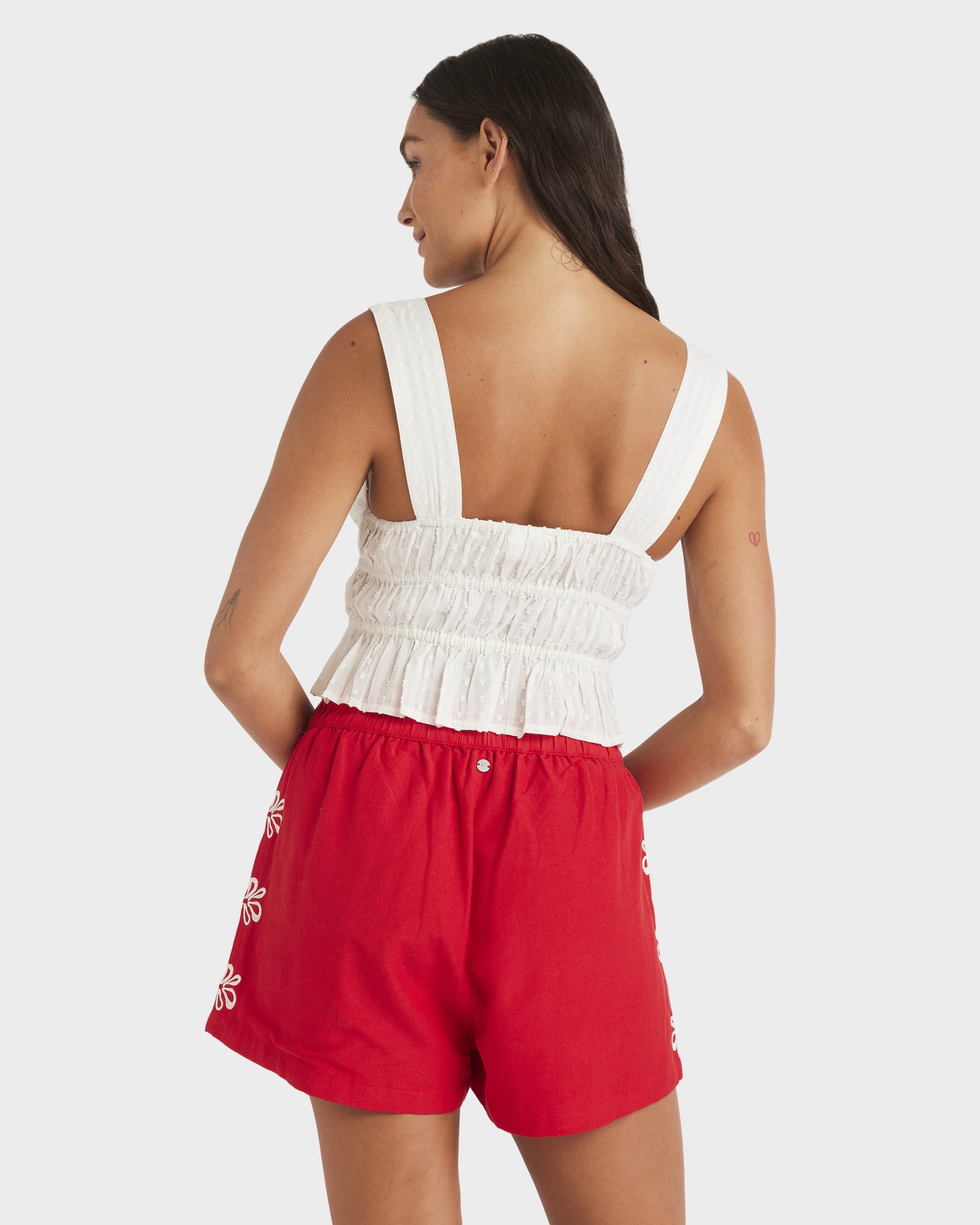 Womens Chase Elastic Waist Shorts