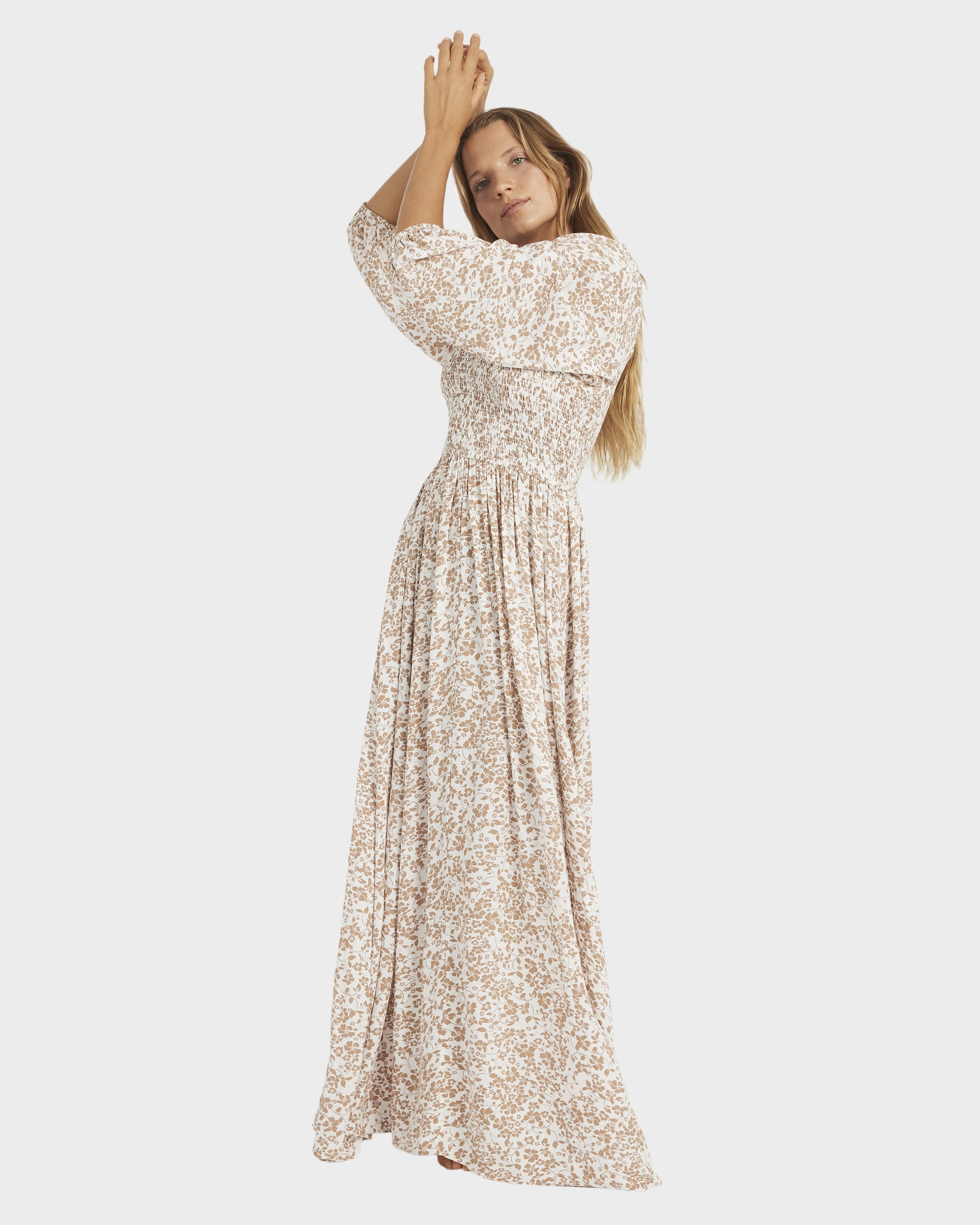 long sleeve maxi dress nz Womens Karlina Maxi Dress – Roxy