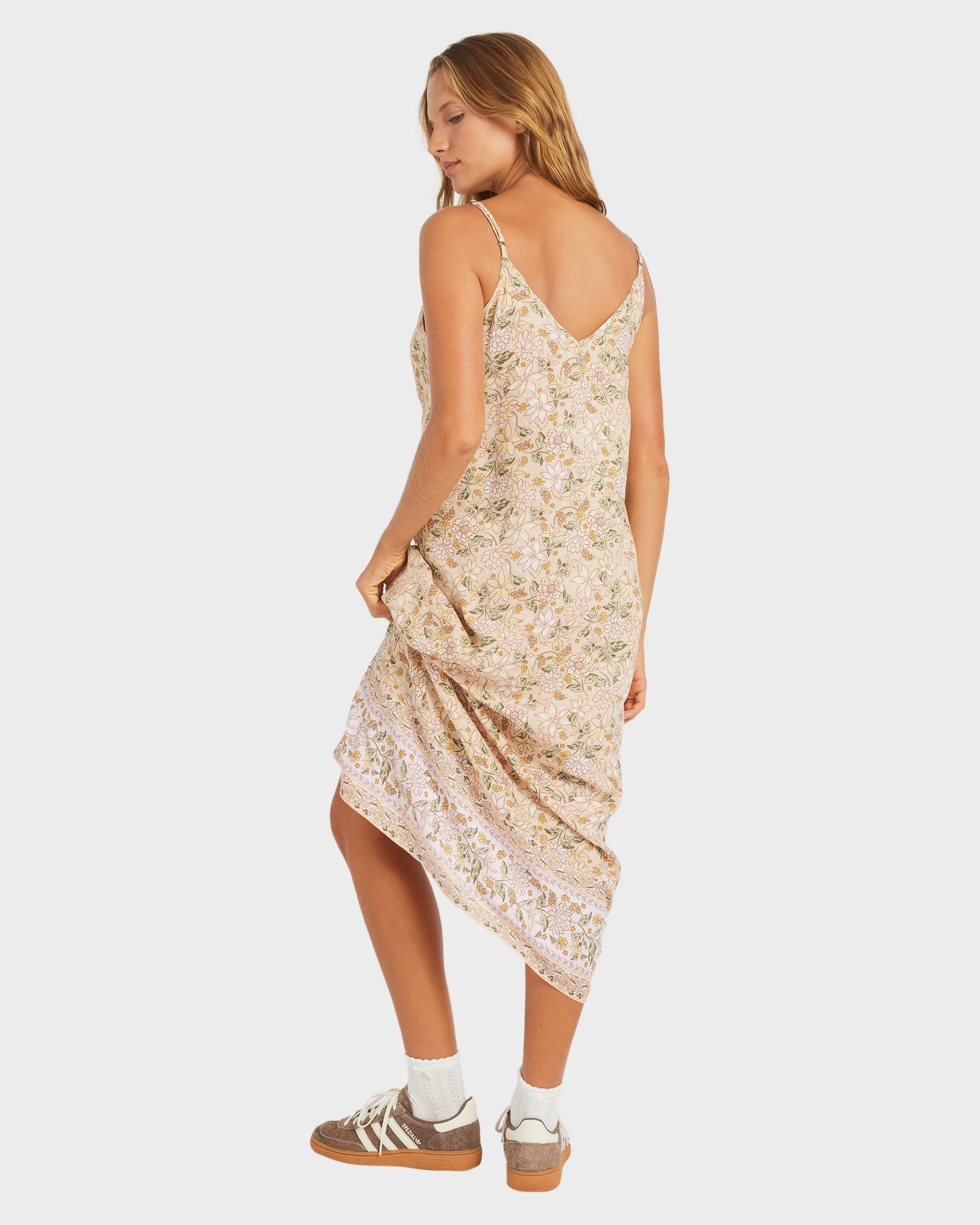 Womens Garland Midi Dress