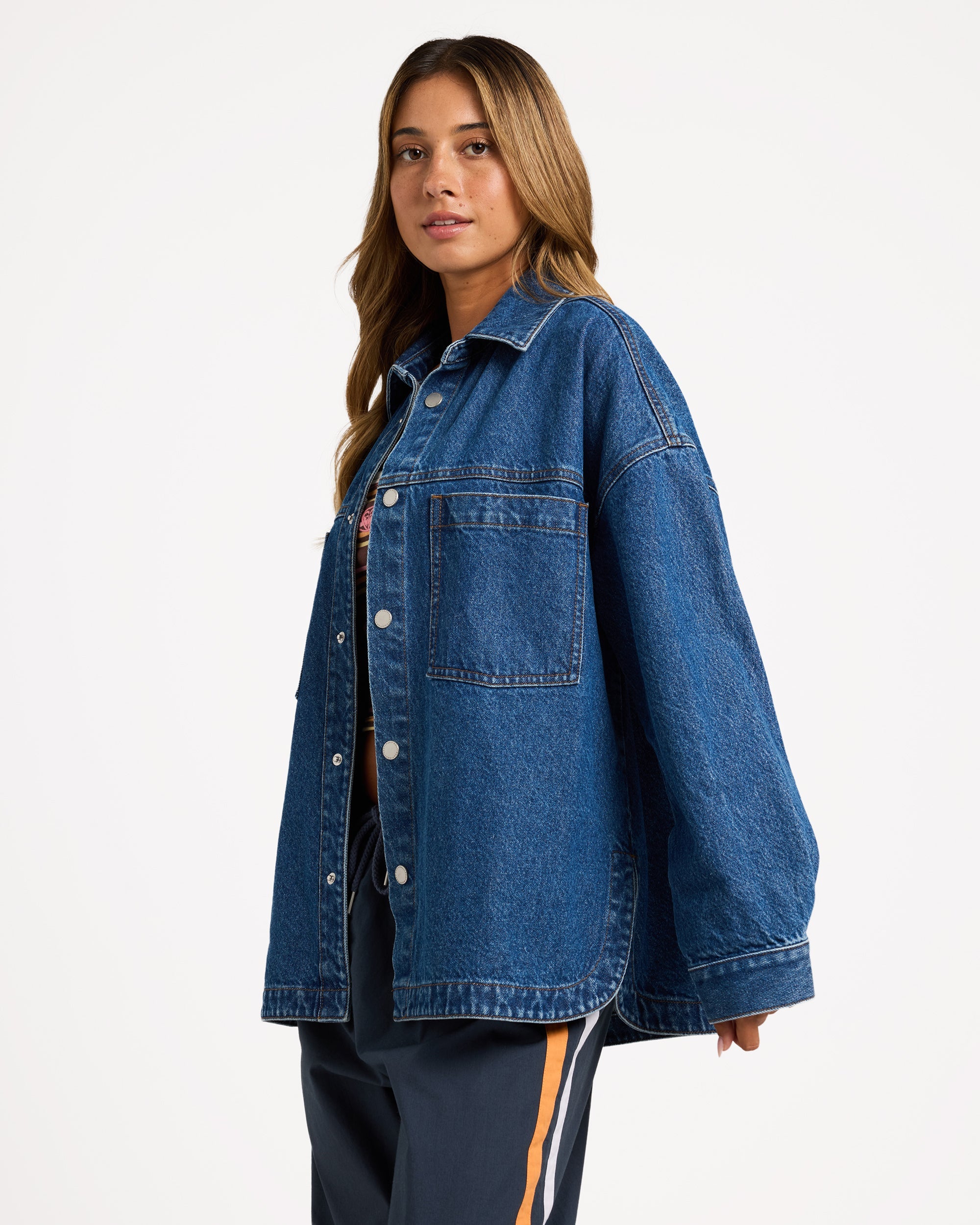 Womens Back Slider Denim Jacket