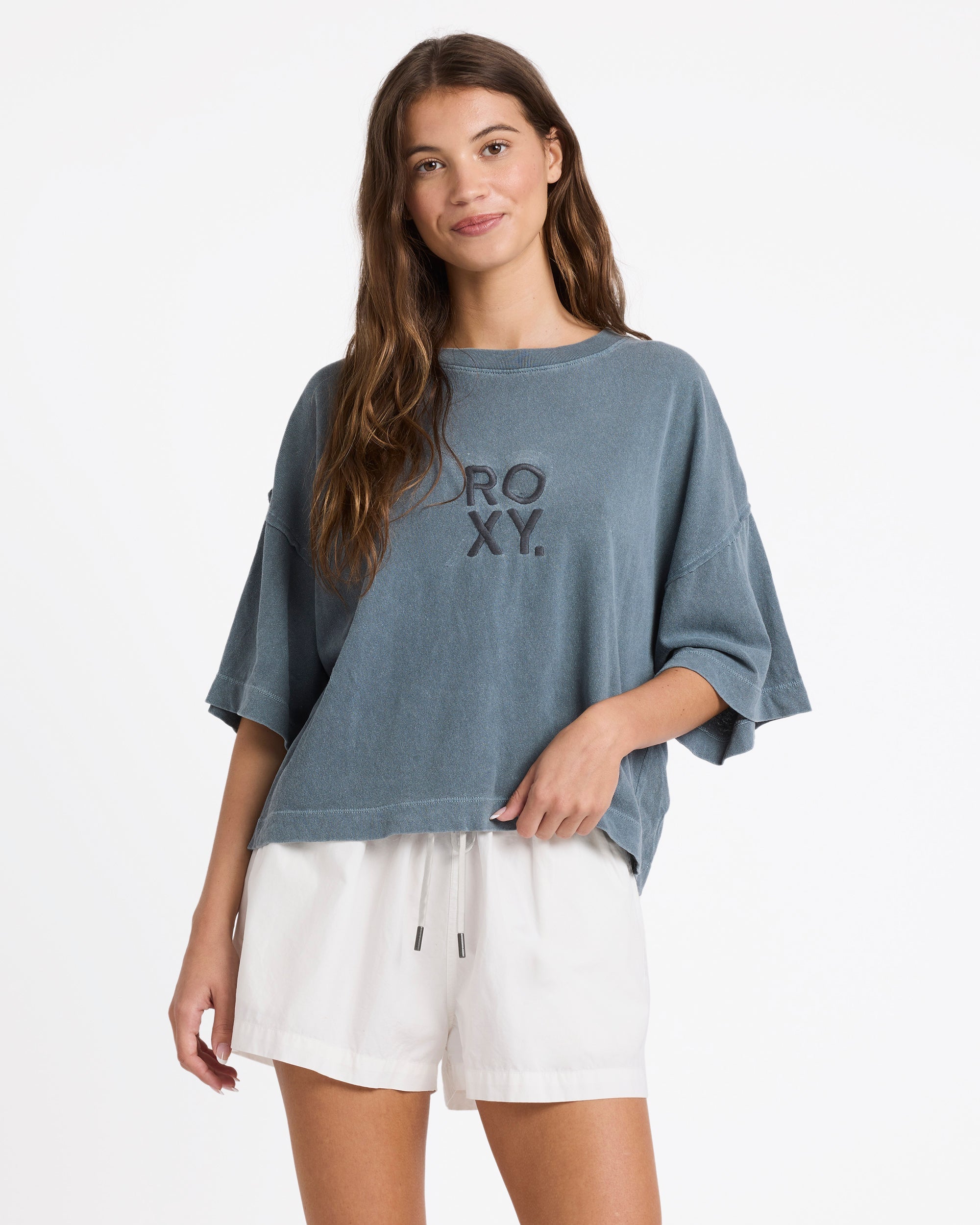 Womens Warm Ups Oversized T-Shirt