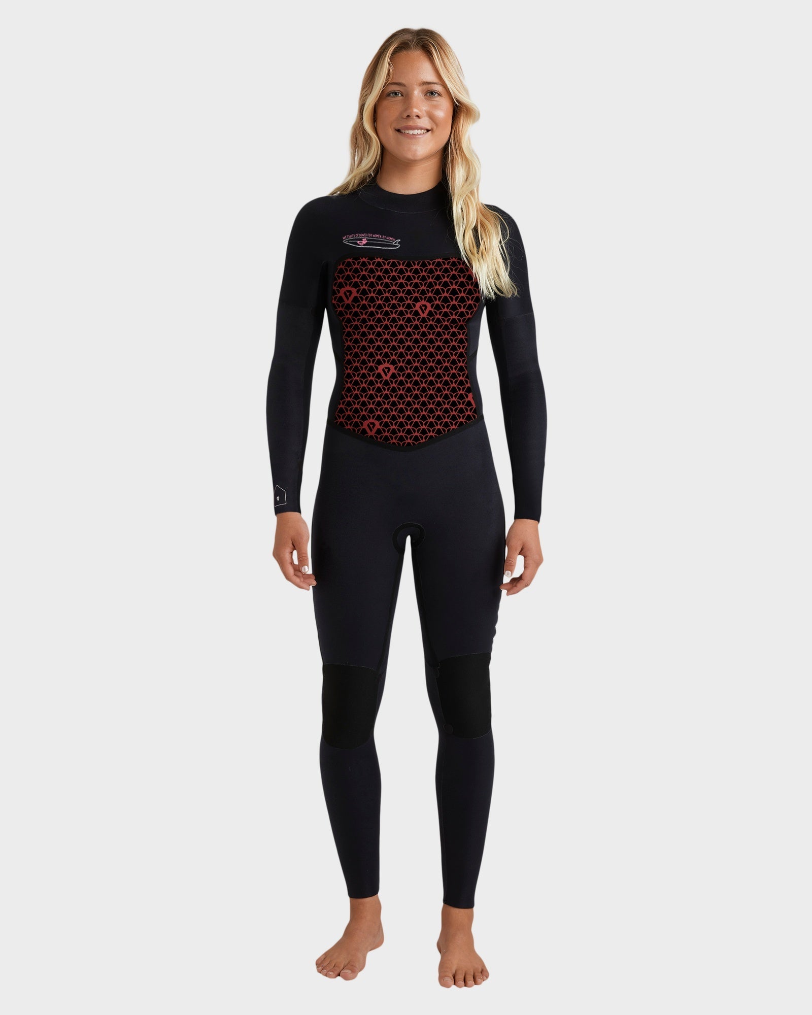 Womens 4/3mm Swell Natural Back Zip Wetsuit