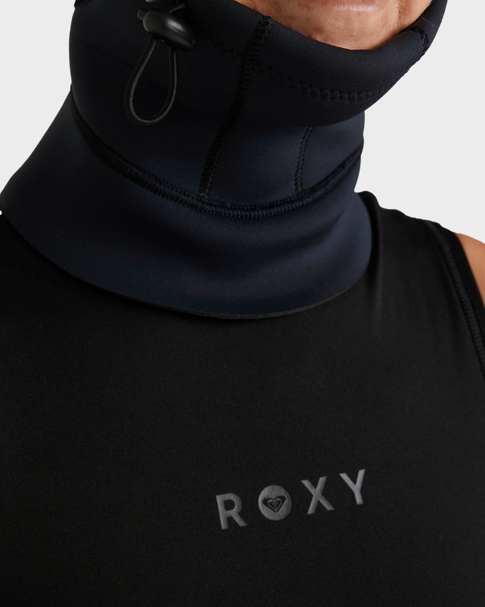 Womens 2mm Swell Natural Hooded Vest Wetsuit