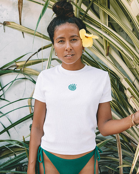 Womens Oasis Baby Rib T-Shirt