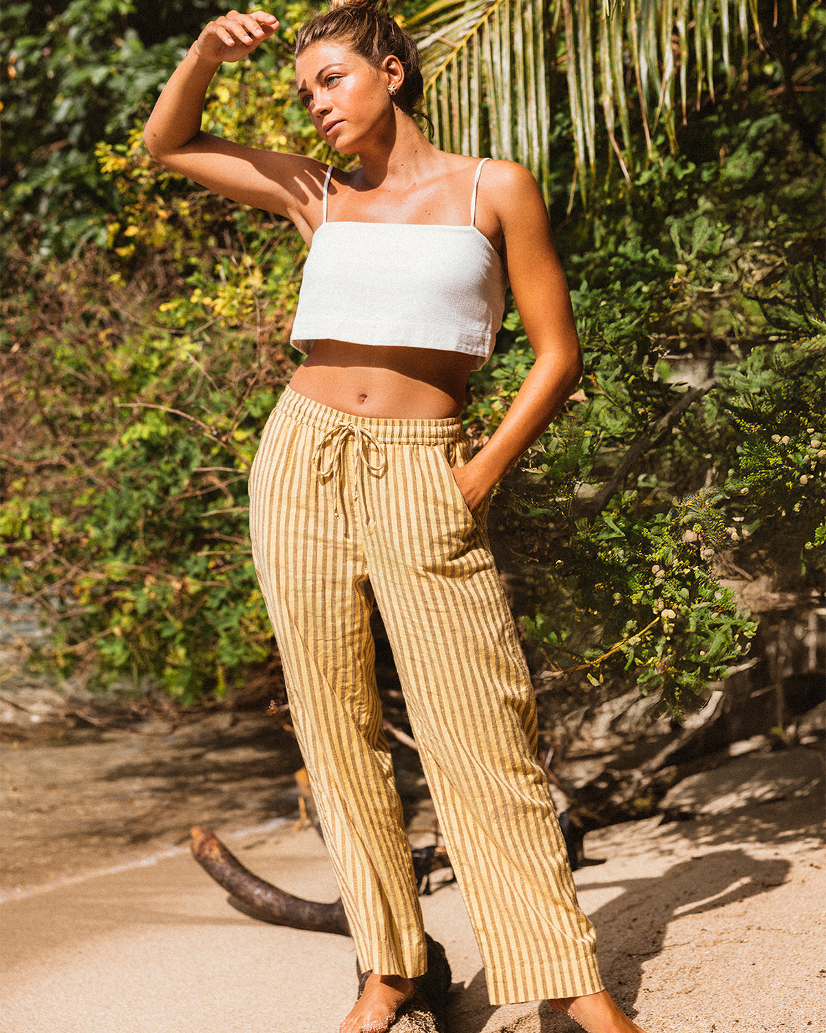 Womens Mercado Stripe Pants
