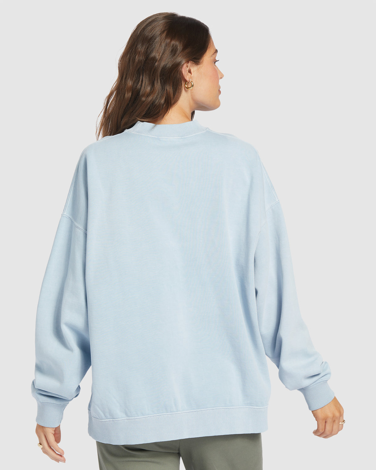 Womens Lineup Oversized Crew A Sweatshirt