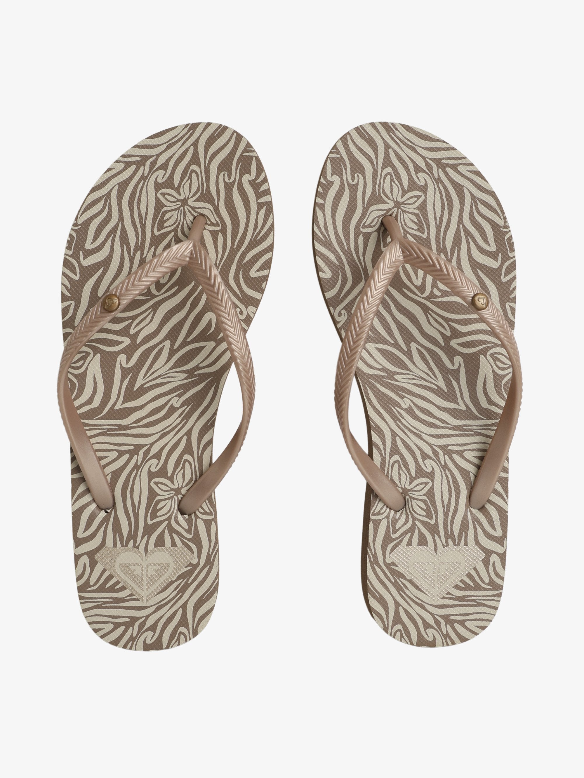 Womens Bermuda Print Thongs