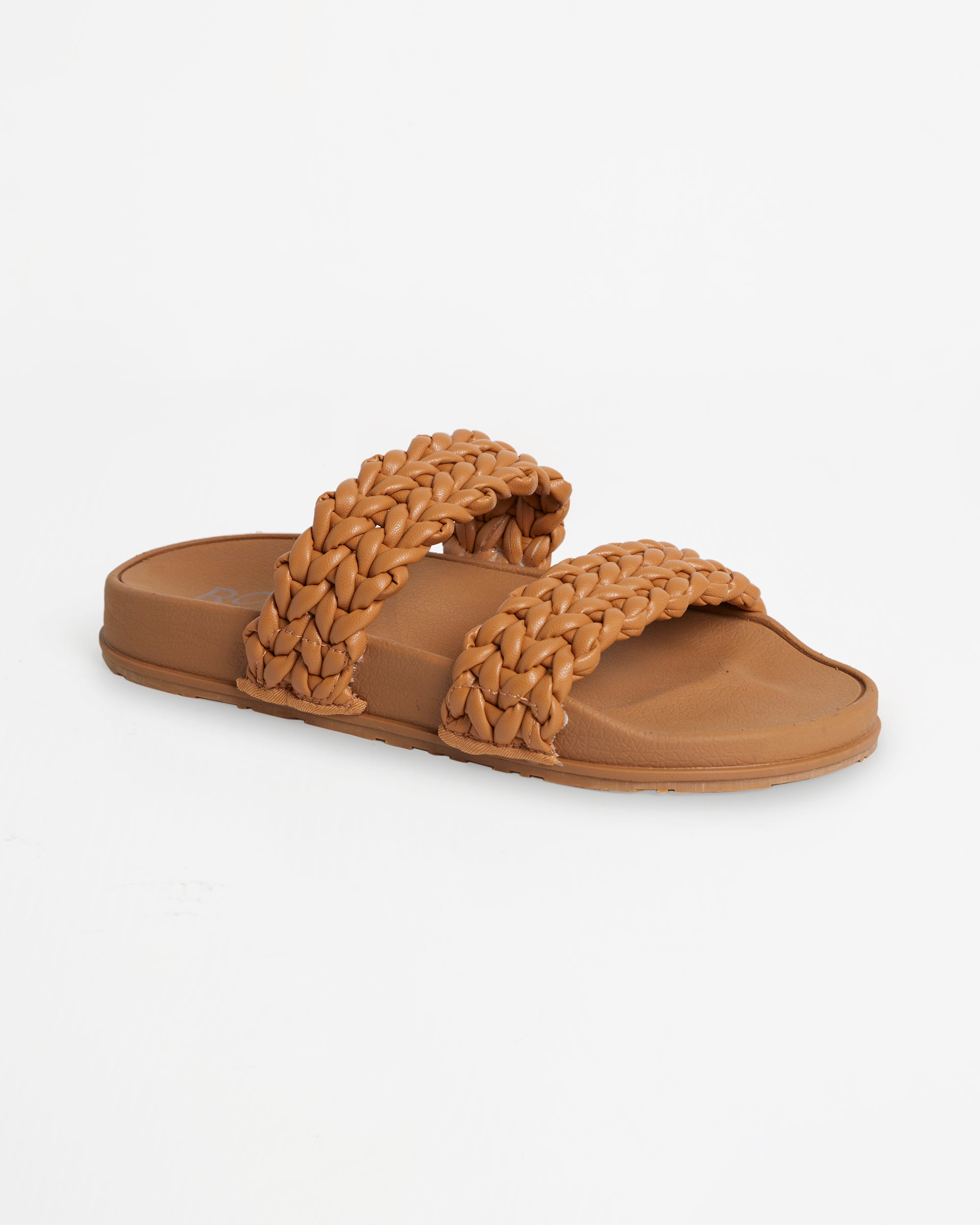 Tan braided sandals clearance
