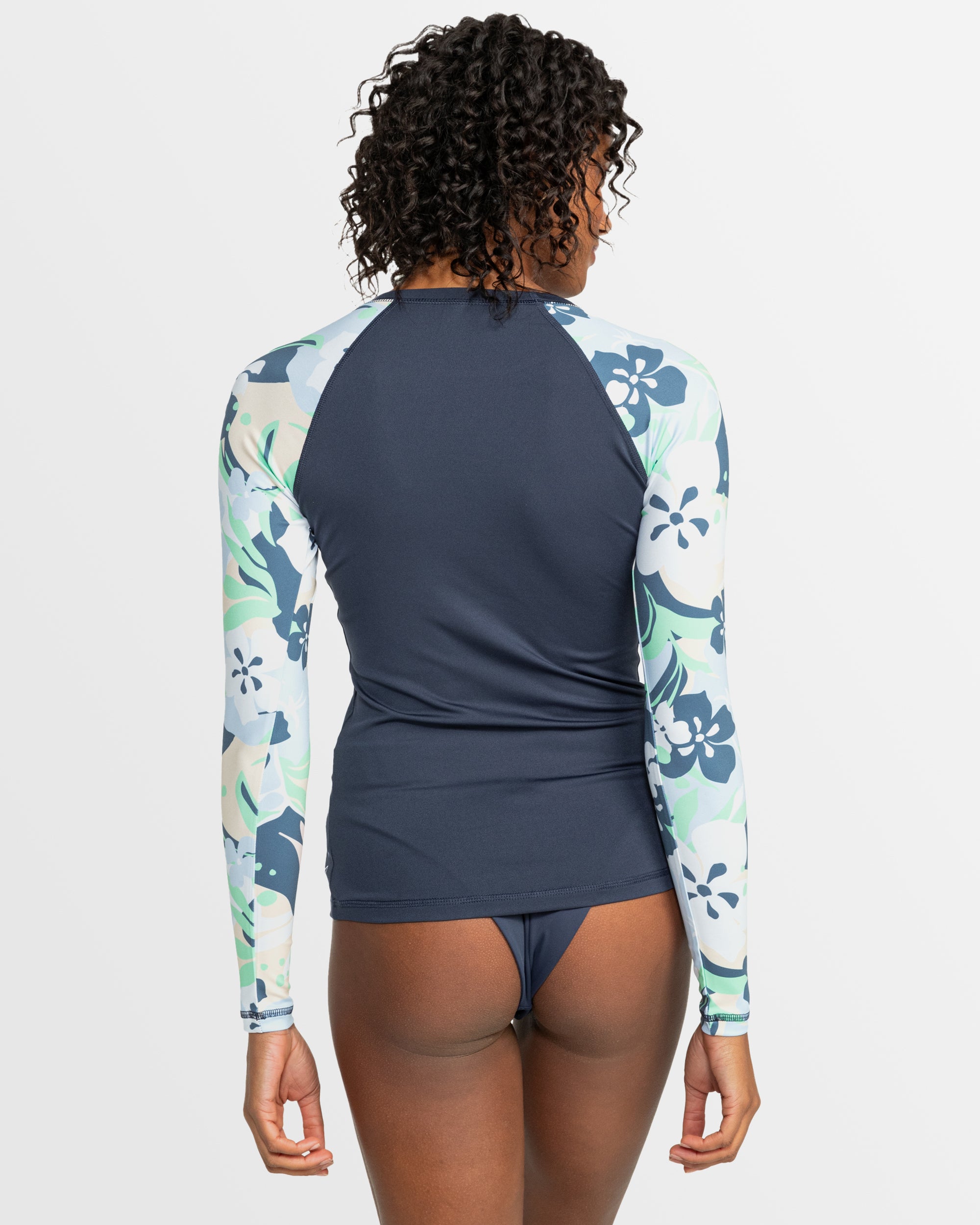 Womens Long Sleeve Printed Rashguard L/Sl Surf Tee