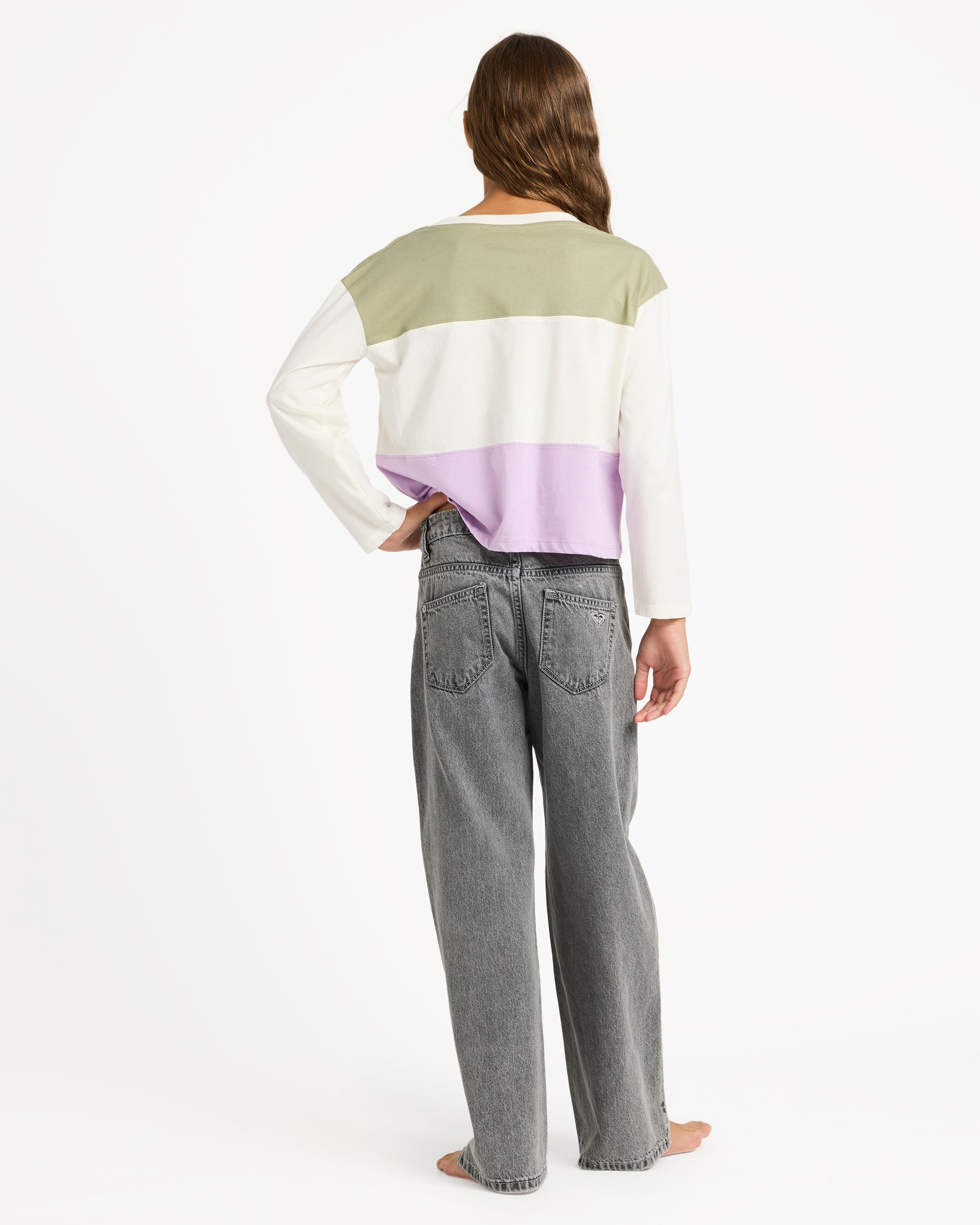 Girls 4-16 Dawn Patrol Mid Lava Denim Jeans