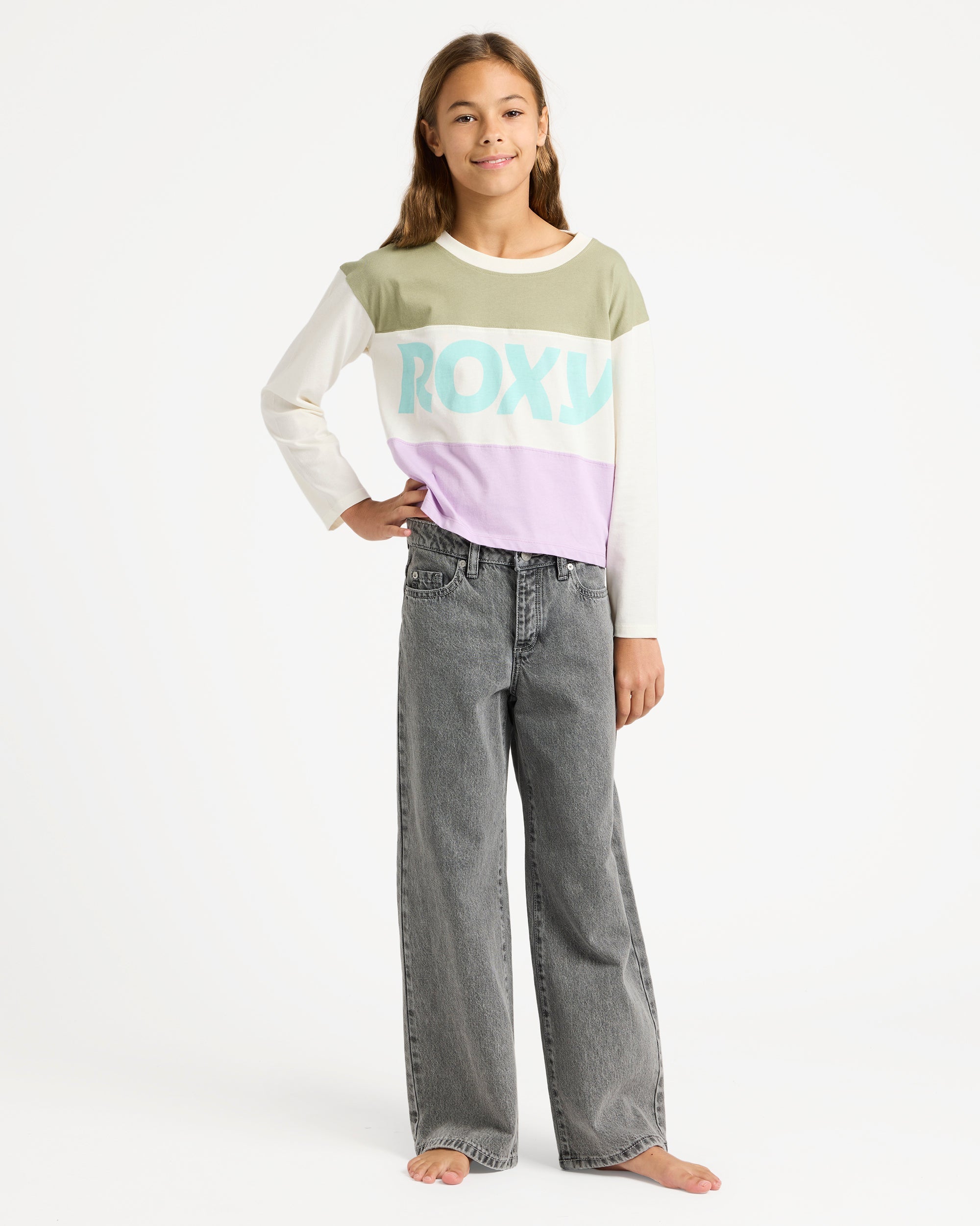 Girls 4-16 Dawn Patrol Mid Lava Denim Jeans