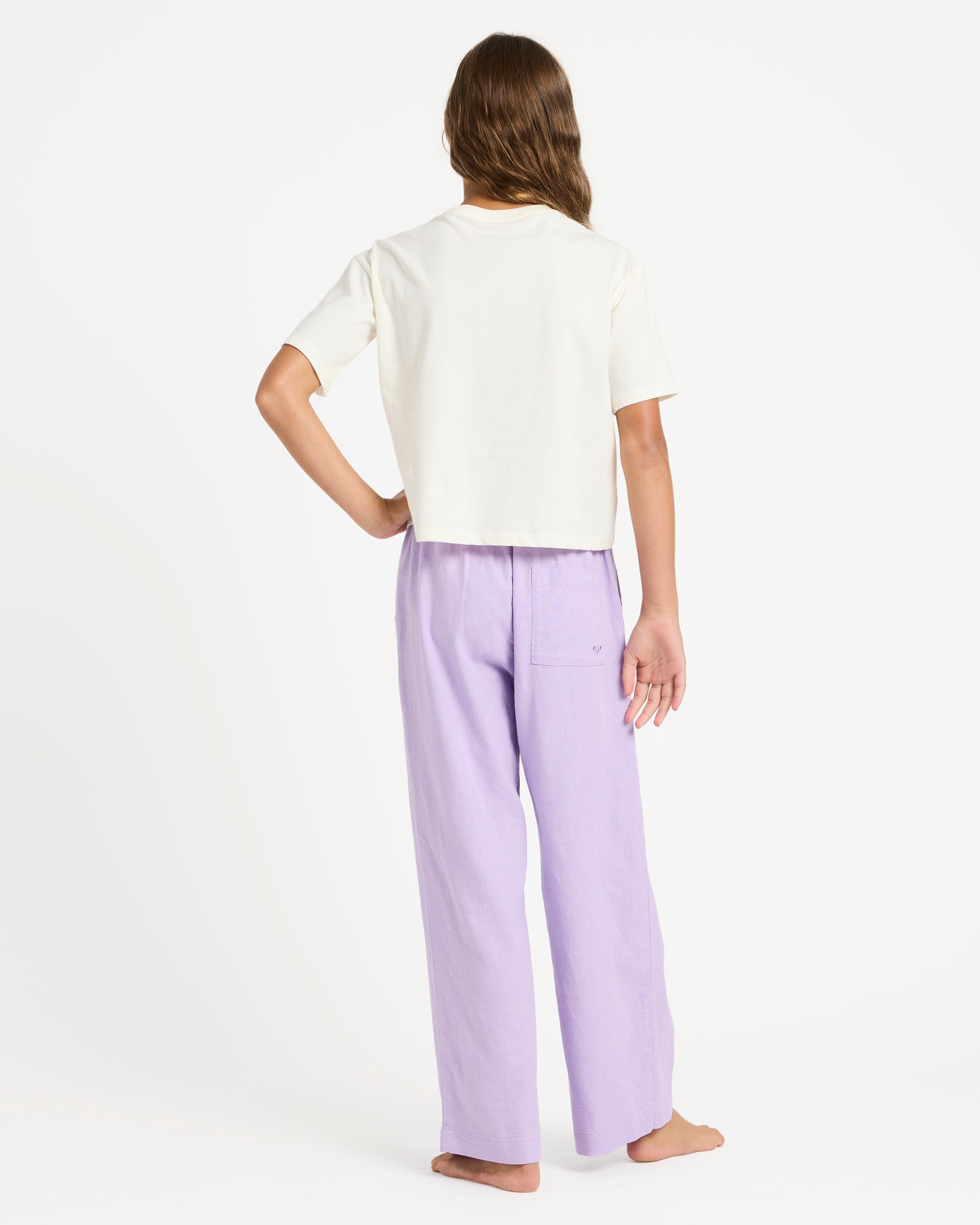 Girls 4-16 Lekeito Break Linen Pants