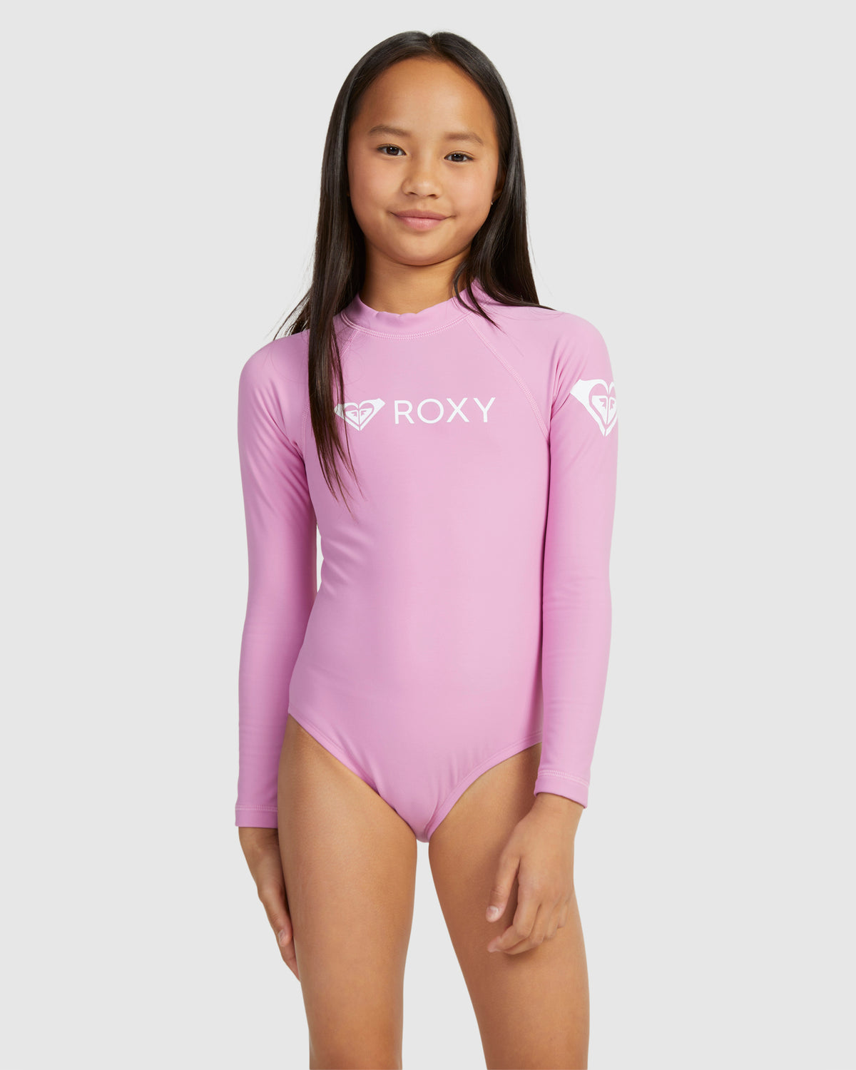 Girls Heater Ls Onesie Rashguard