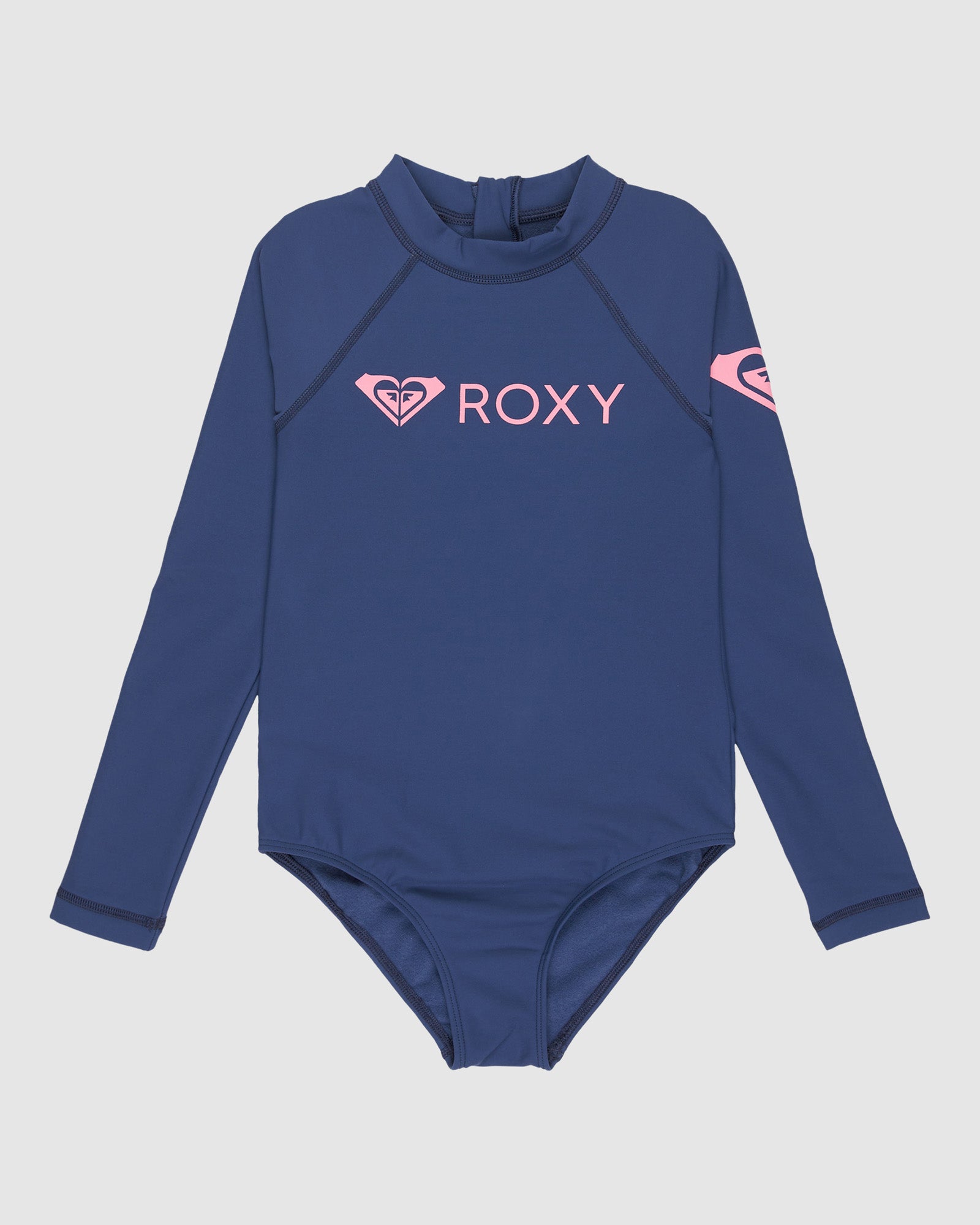 Shop Roxy Toddlers' Paradisiac Island Rash Vest Set In Mint Tropical