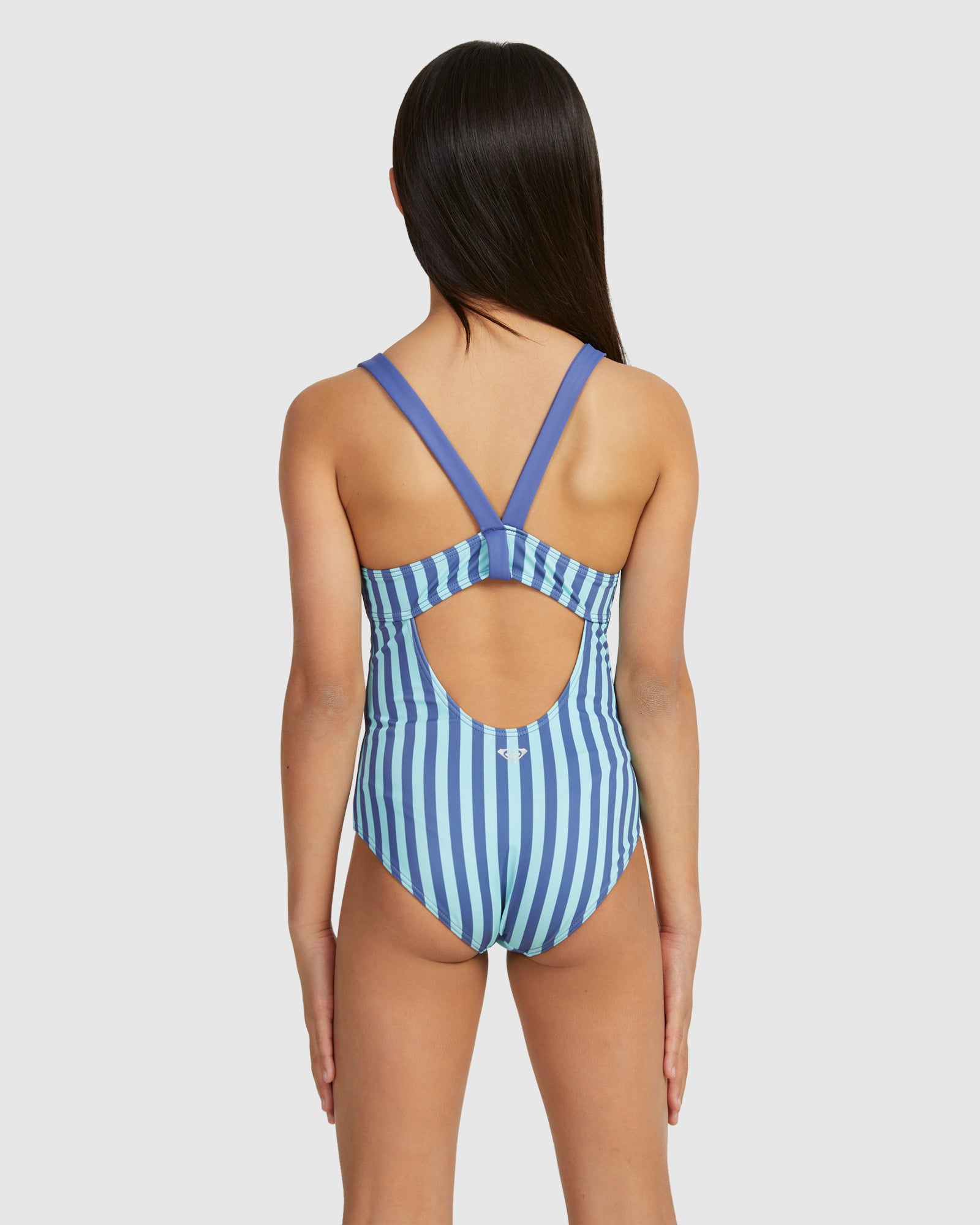 Girls 6-16 Serenity Stripe One Piece One Piece Swim