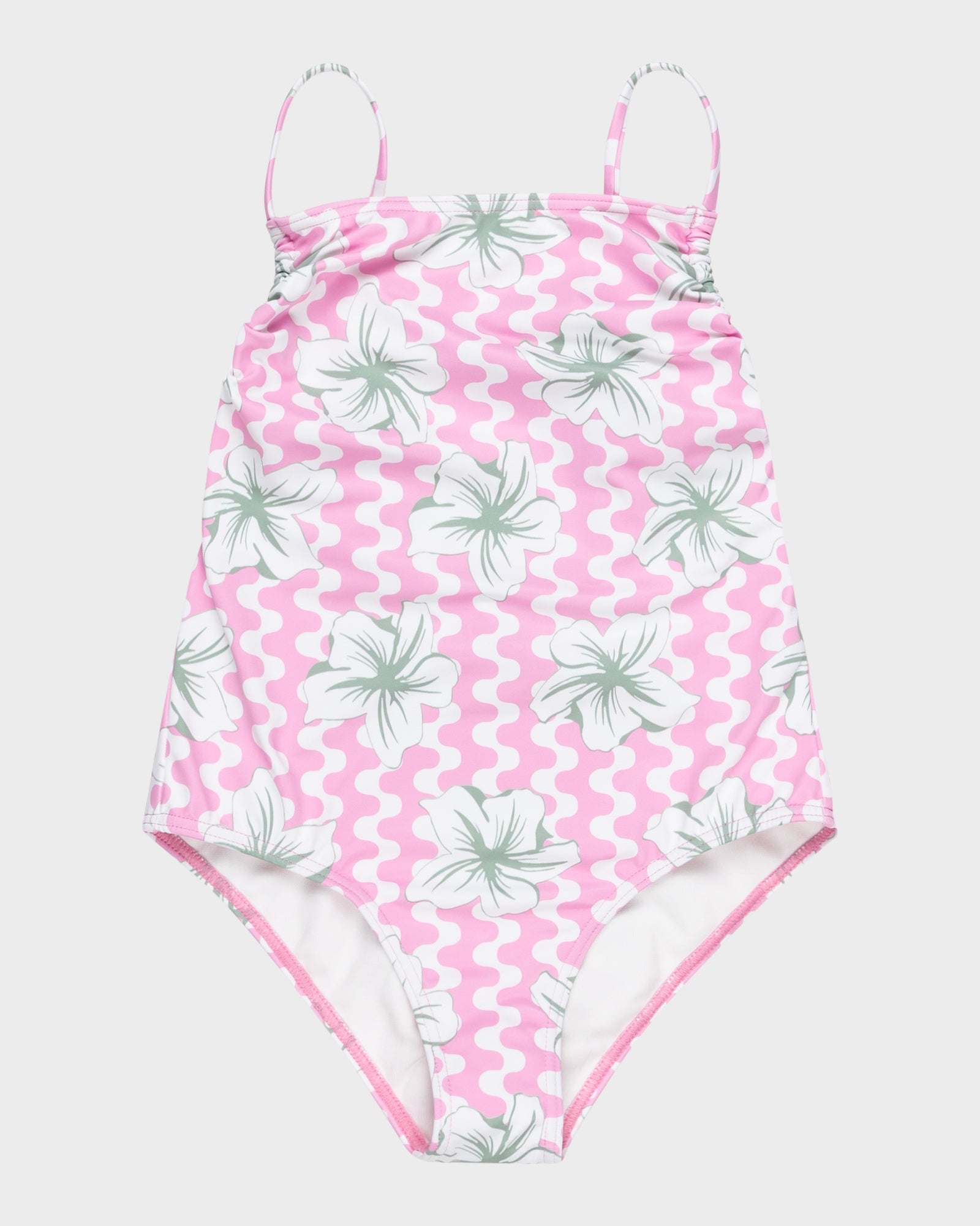 Girls 8-16 Party Waves One Piece Swimsuit