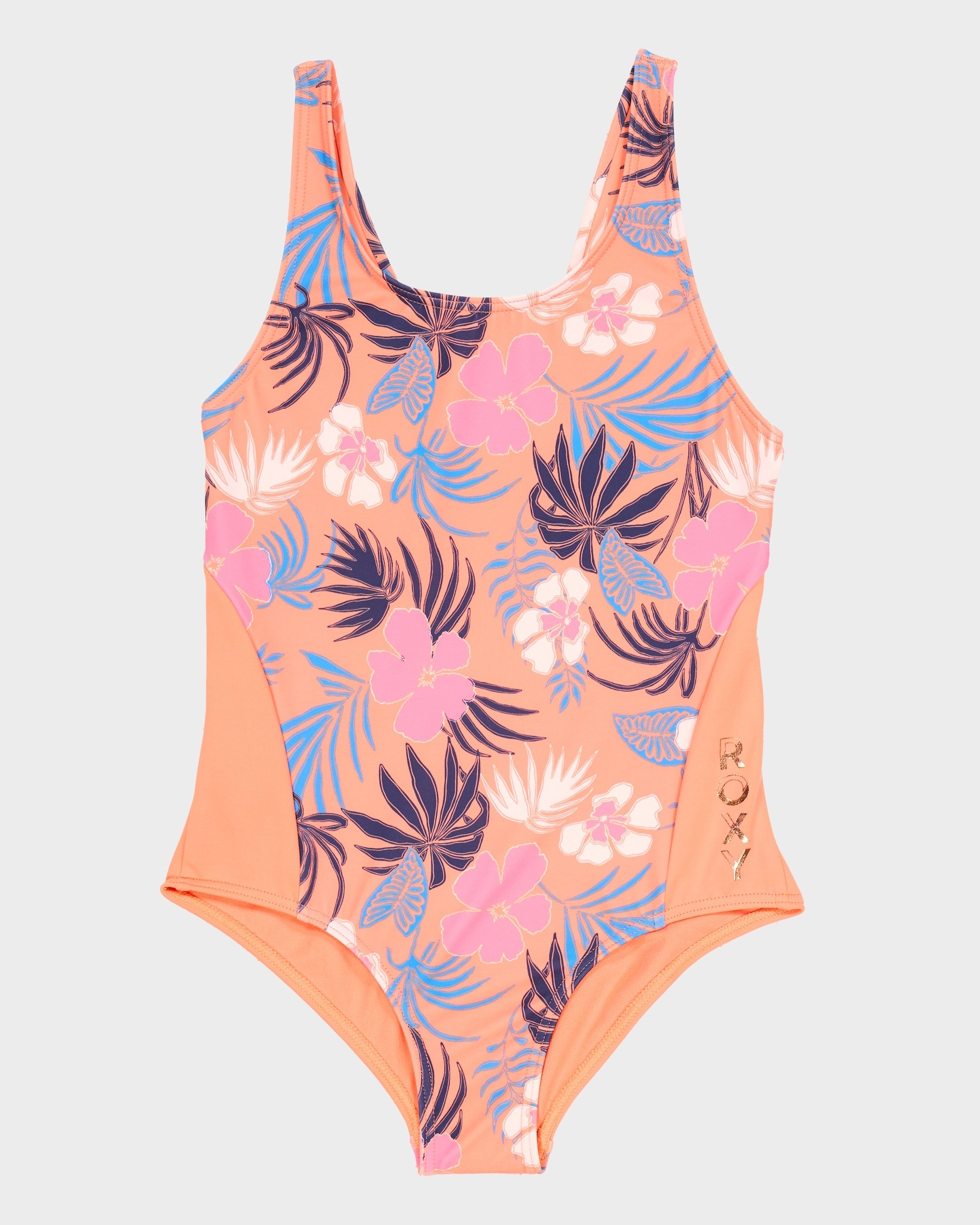 Girls 8-16 Active Floral One Piece Swimsuit