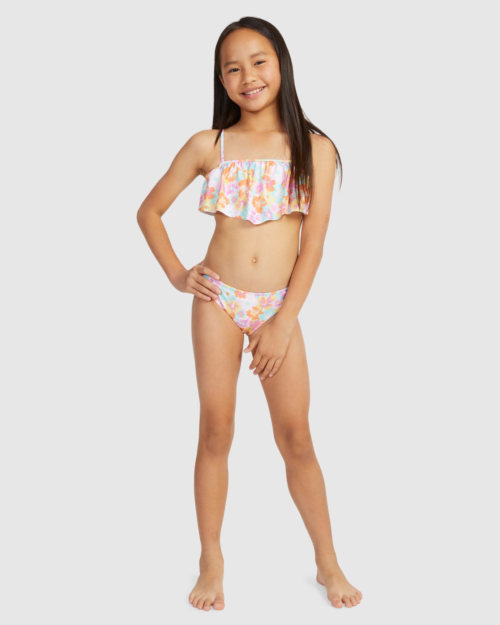 Girls 8-16 Floraya Flutter Set Bikini