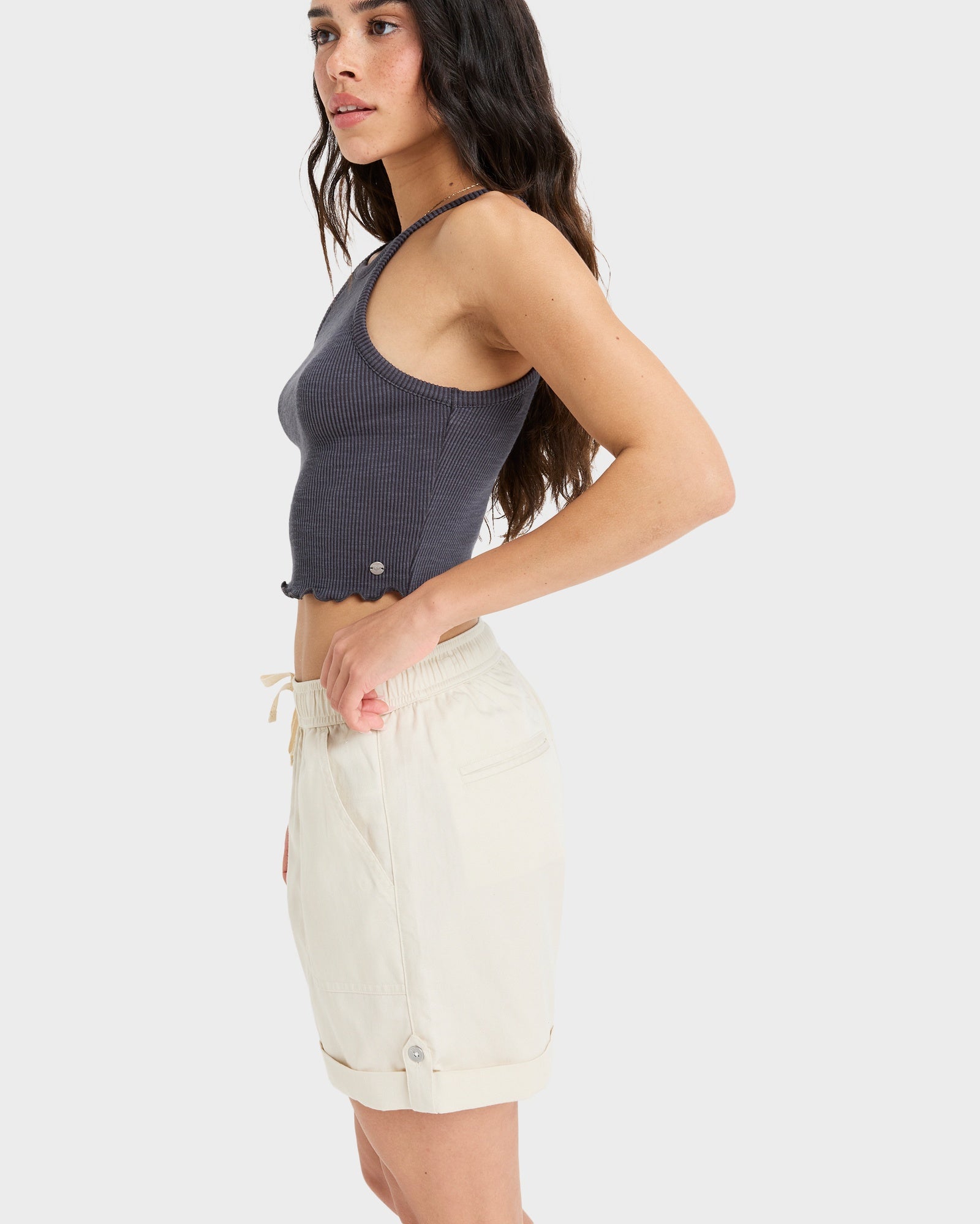 Womens Sweetest Day Elastic Waist Shorts