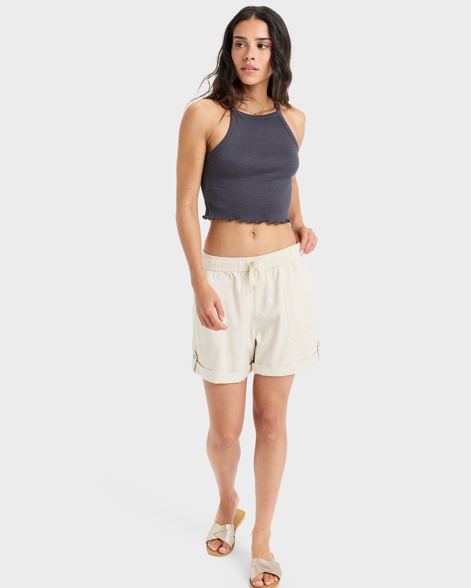 Womens Sweetest Day Elastic Waist Shorts