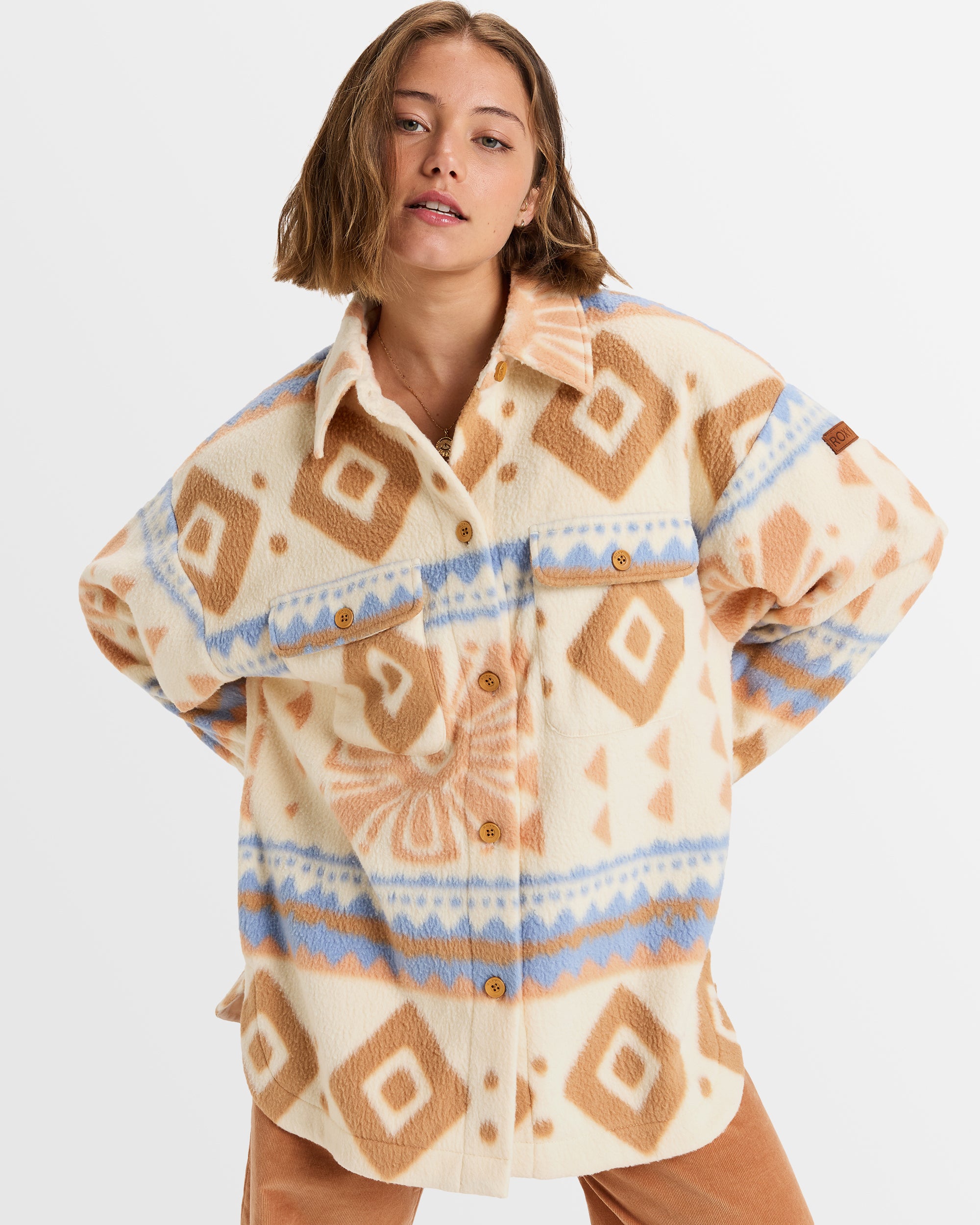 Womens Morning Crush Polar Shacket