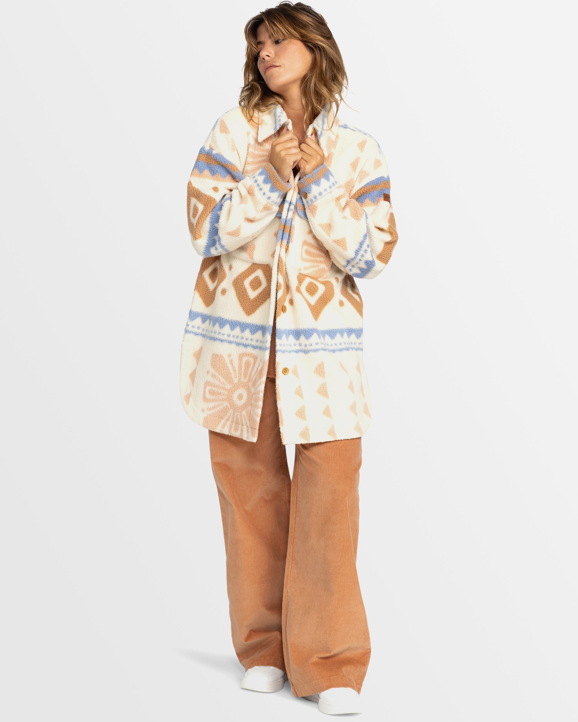 Womens Morning Crush Polar Shacket