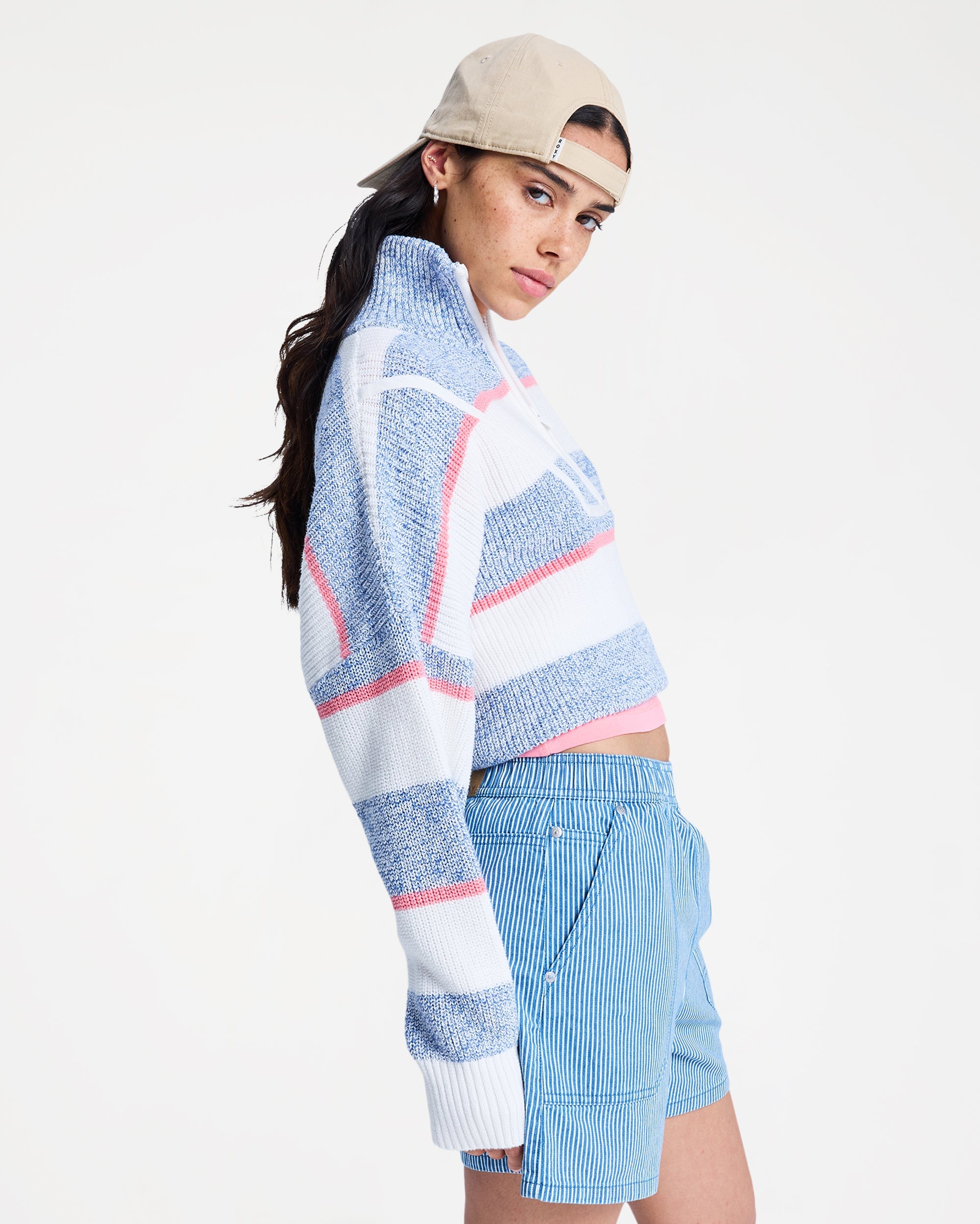 Womens Carver Half Zip Cardigan