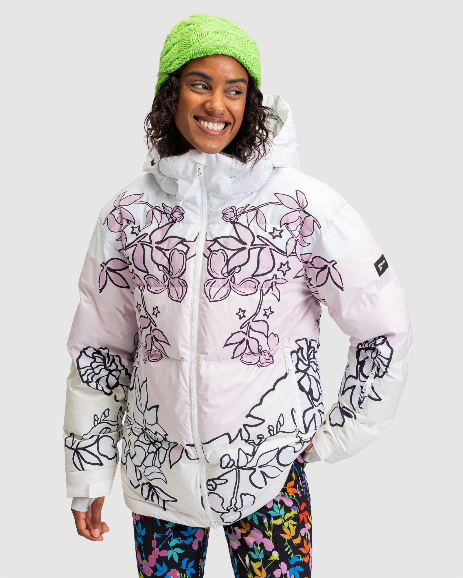 Womens Roxy X Rowley Puffer Snow Jacket