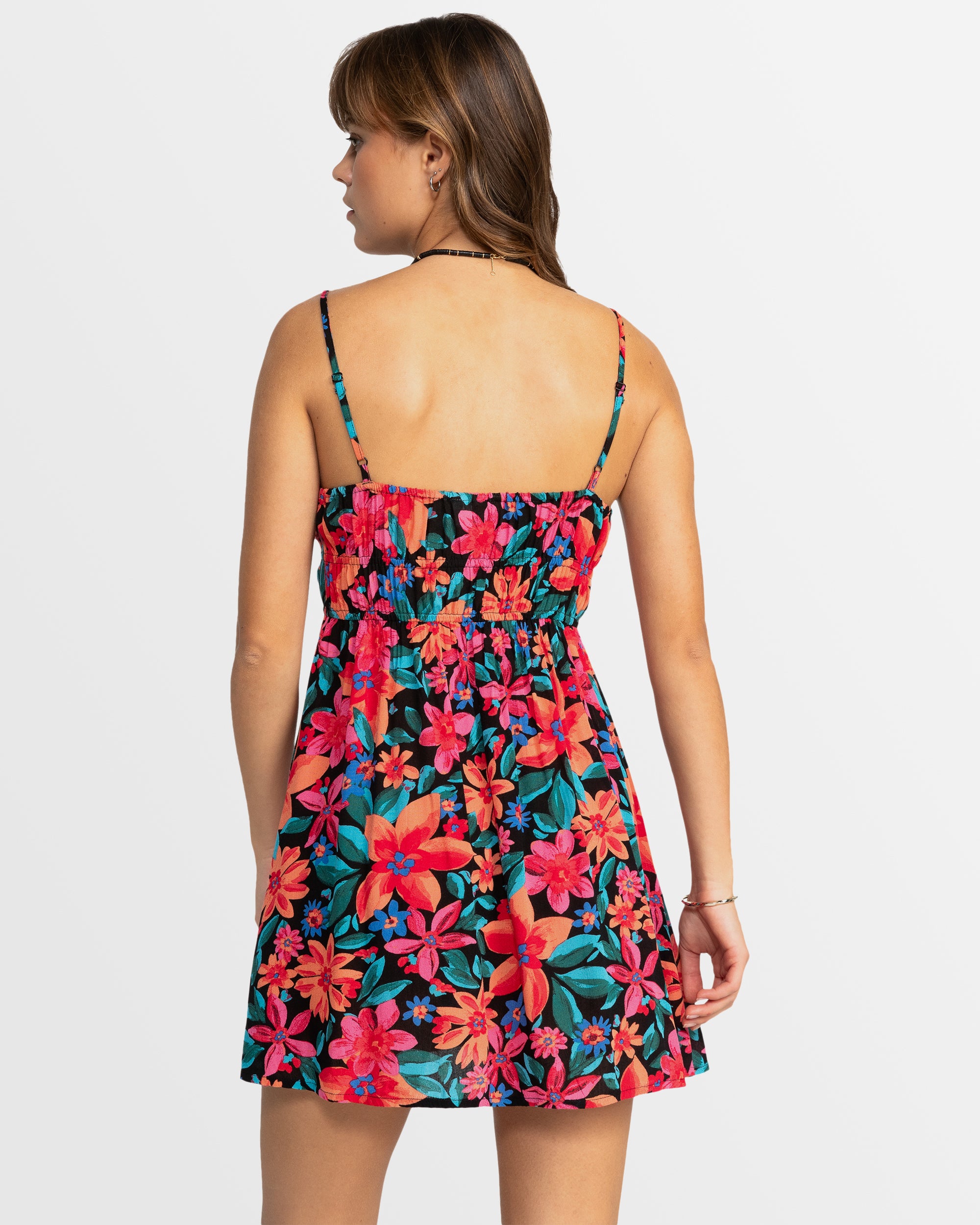 Womens La Vida Strappy Mini Dress