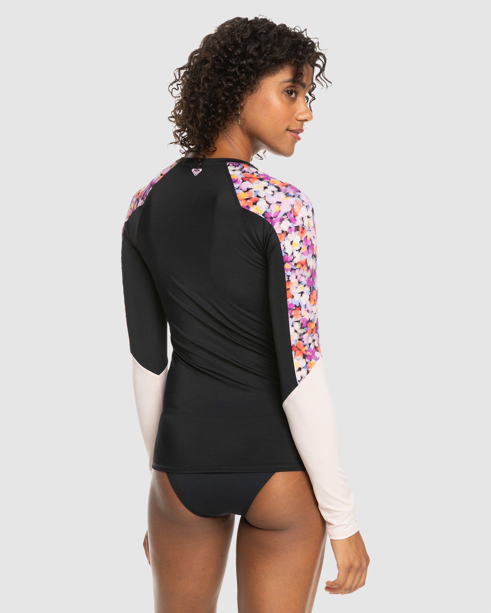 Womens Roxy Active Ls Lycra Top Rashguard