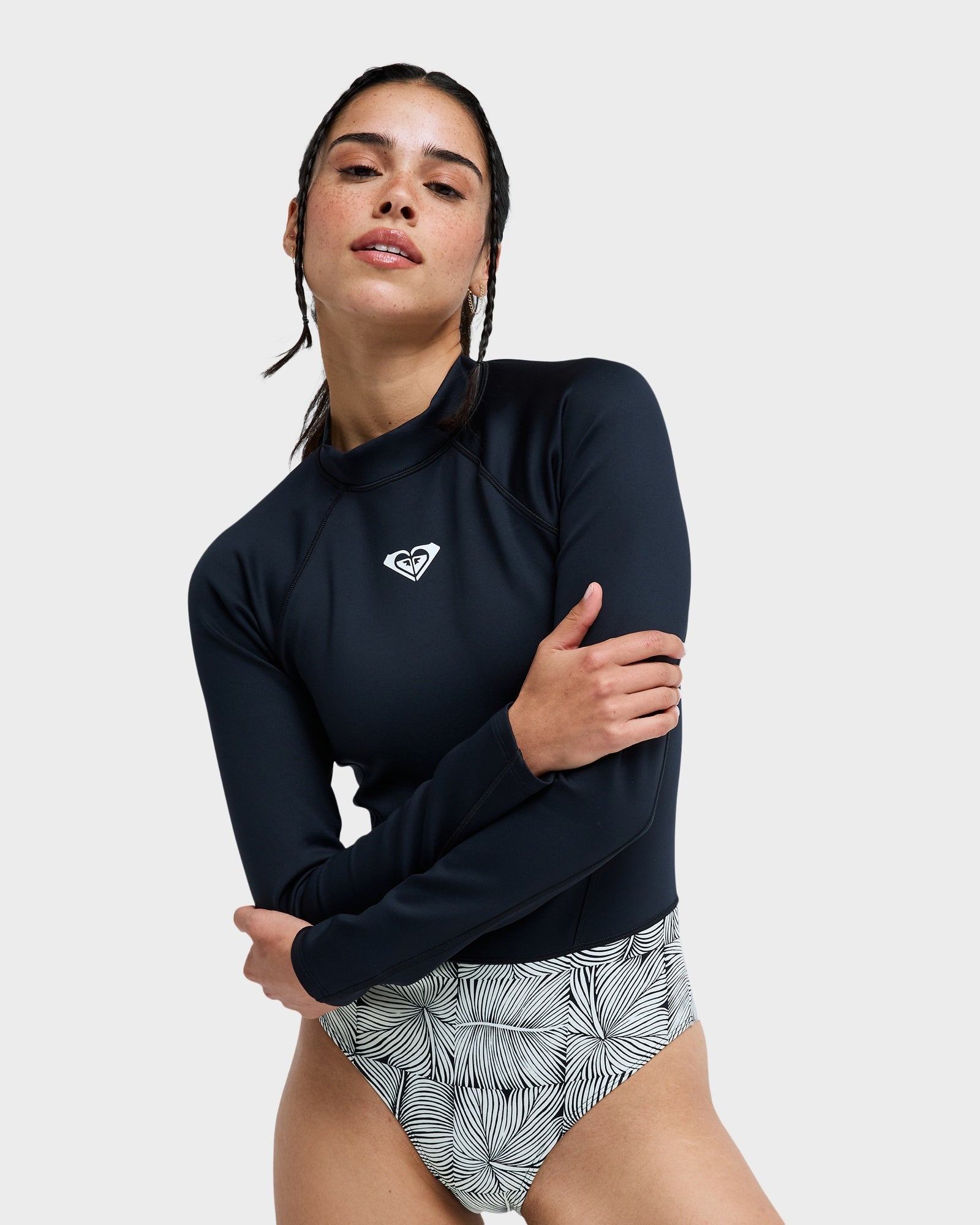 Womens Pro Surf Long Sleeve Rash Vest
