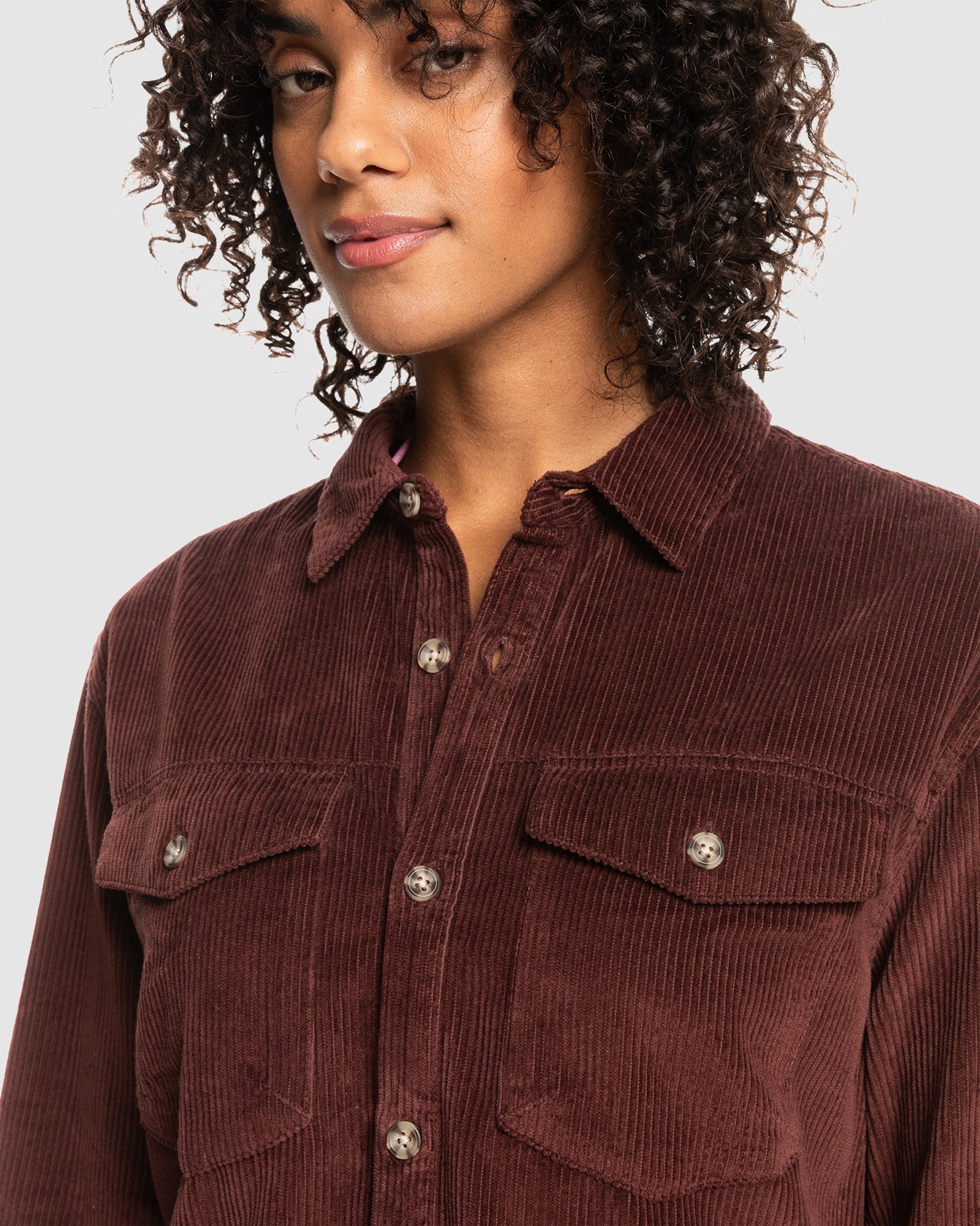 Womens Let It Go Cord Shirt