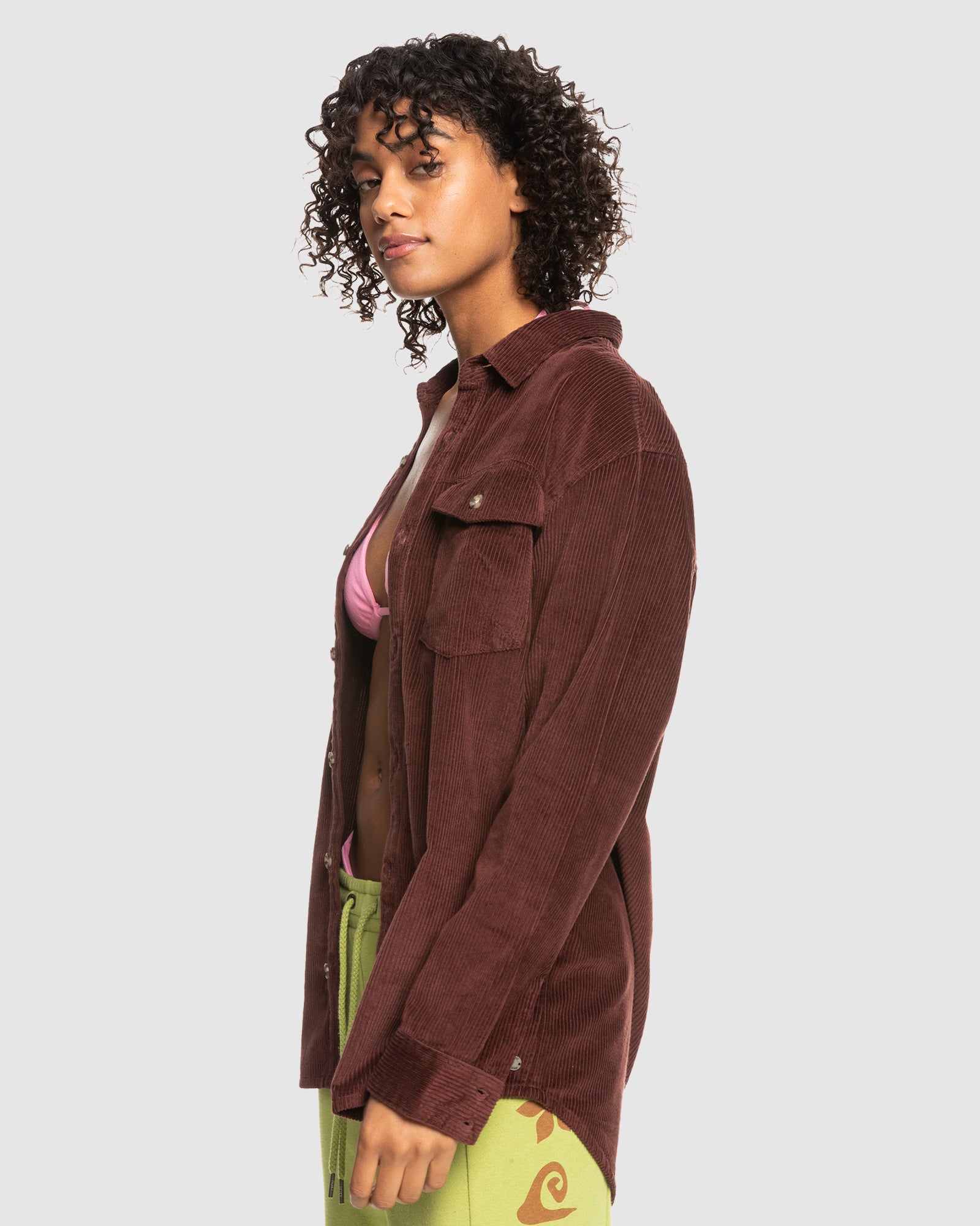 Womens Let It Go Cord Shirt