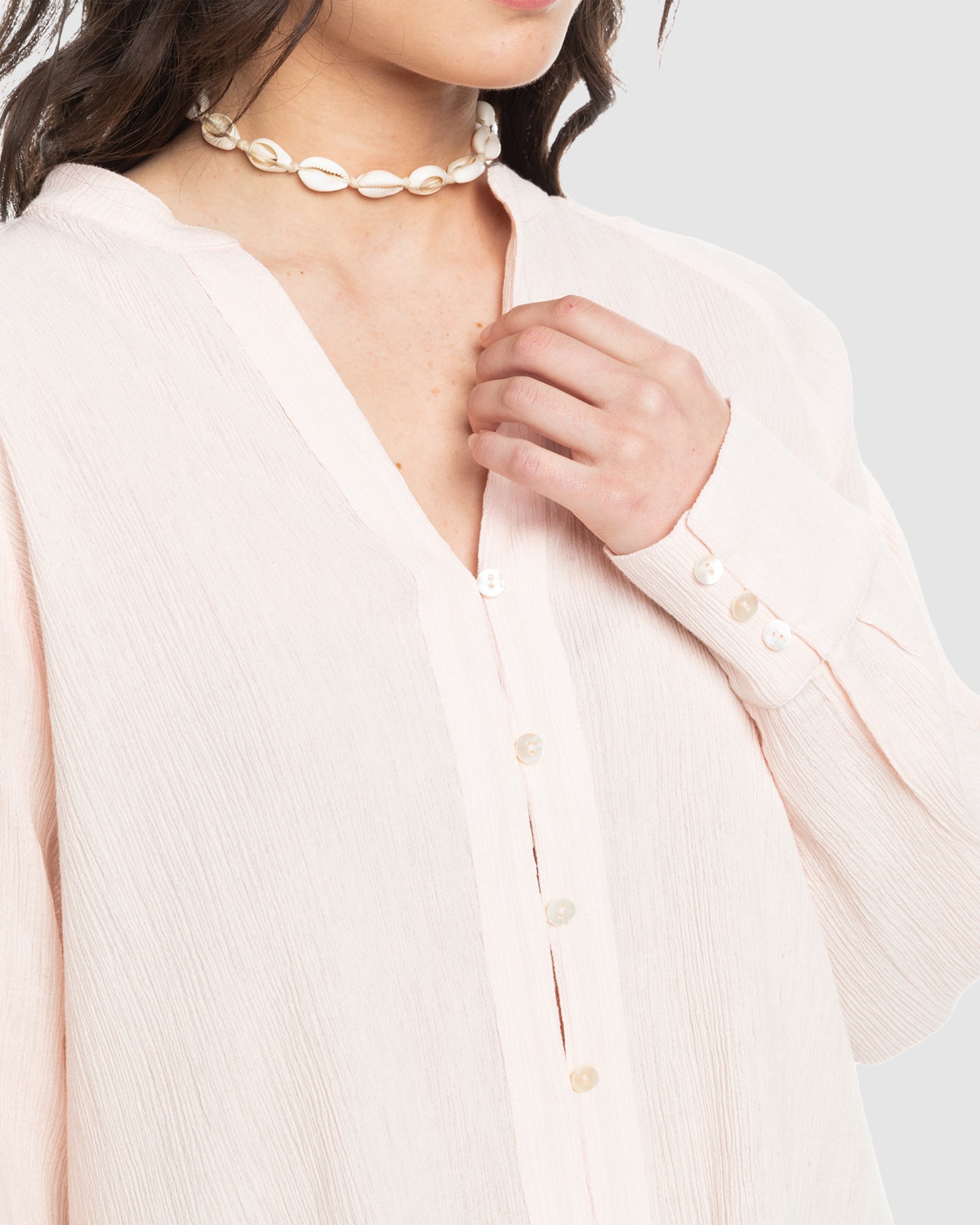 Womens Blue Morning Shirt