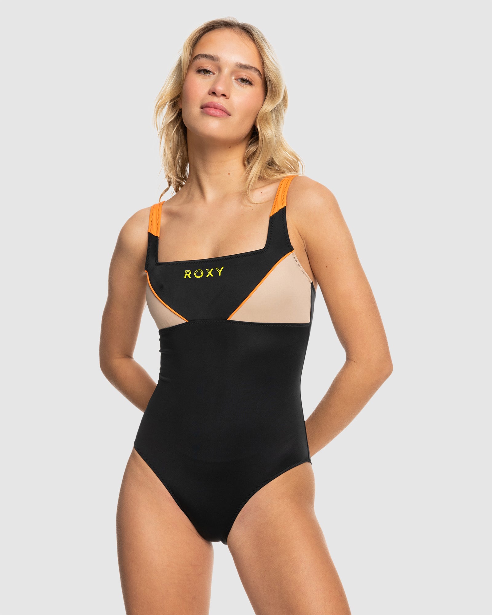 Womens Roxy Active Aop One Piece Swimsuit