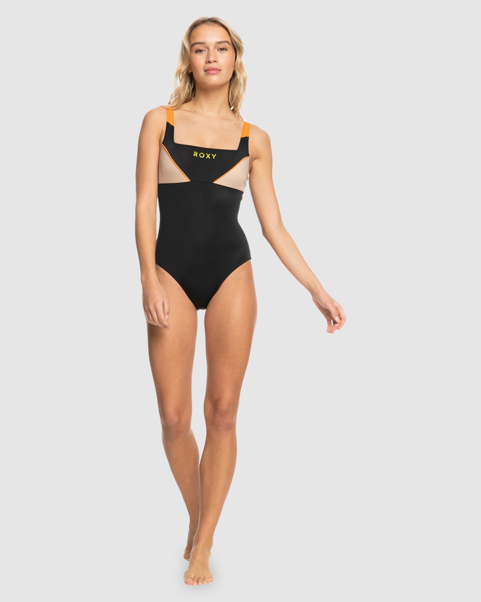 Womens Roxy Active Aop One Piece Swimsuit
