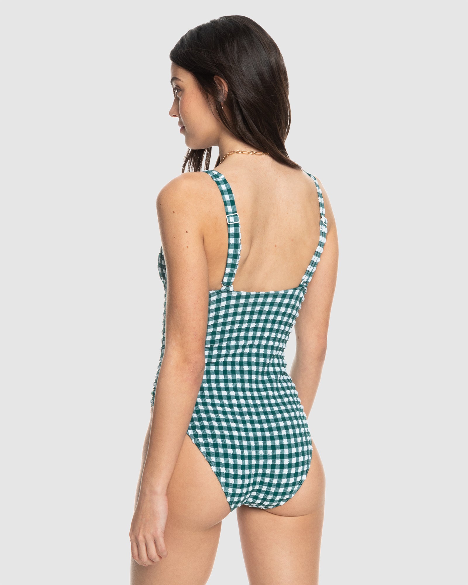 Womens The Plaid Pulse One Piece Swimsuit