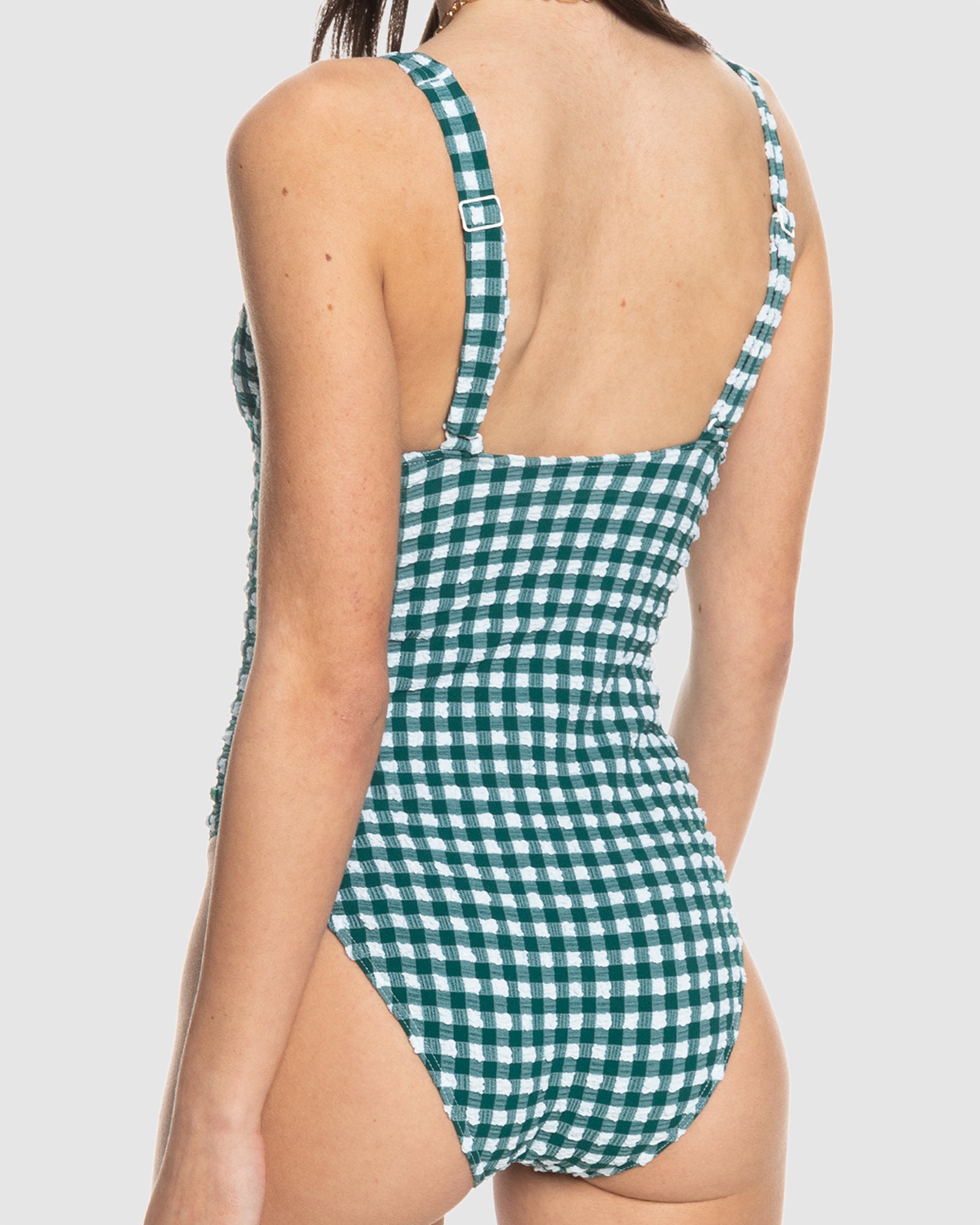 Womens The Plaid Pulse One Piece Swimsuit