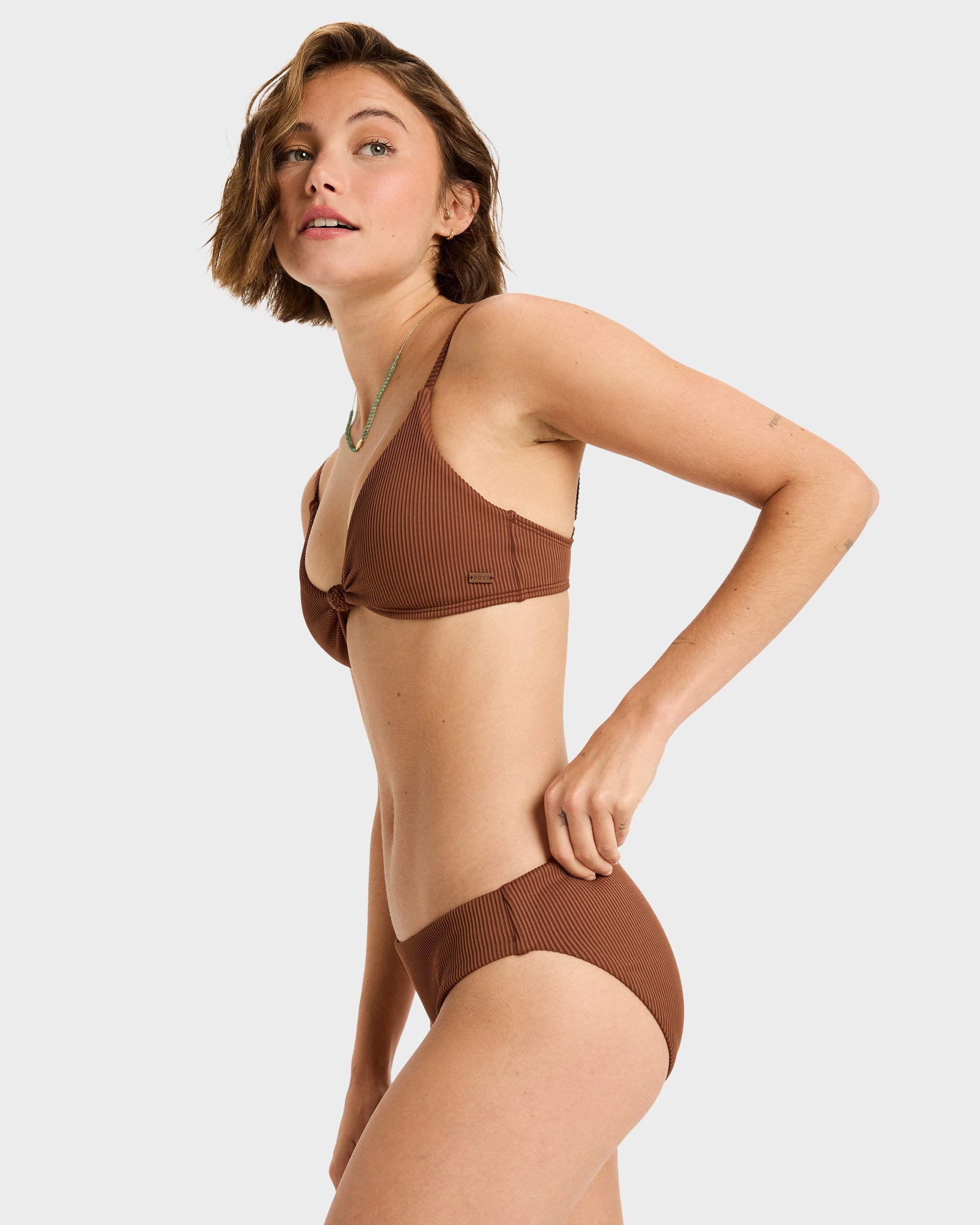 Womens Roxy Love The Surf Knot Bikini Top