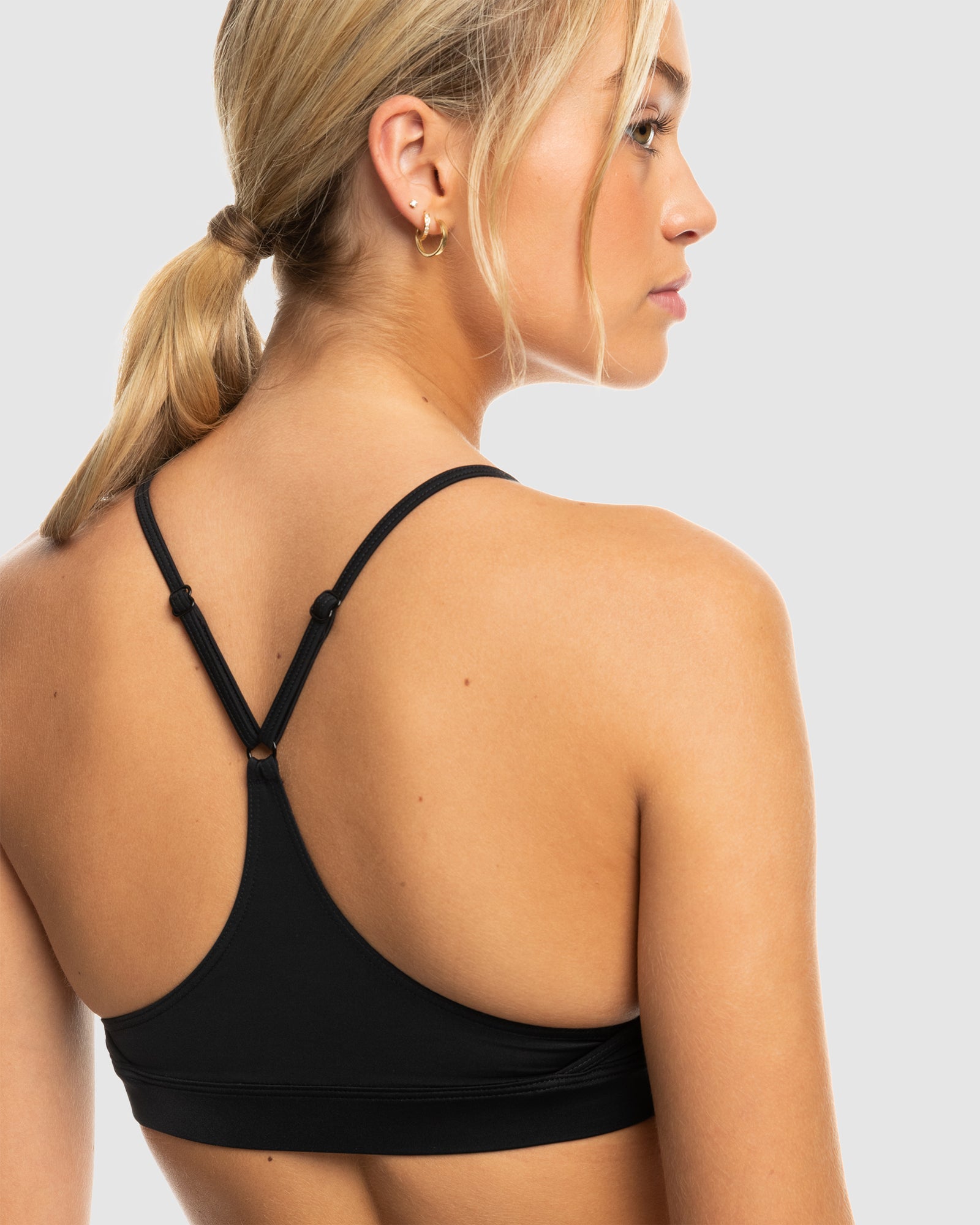 Womens Roxy Active Bralette Sd Bikini Top