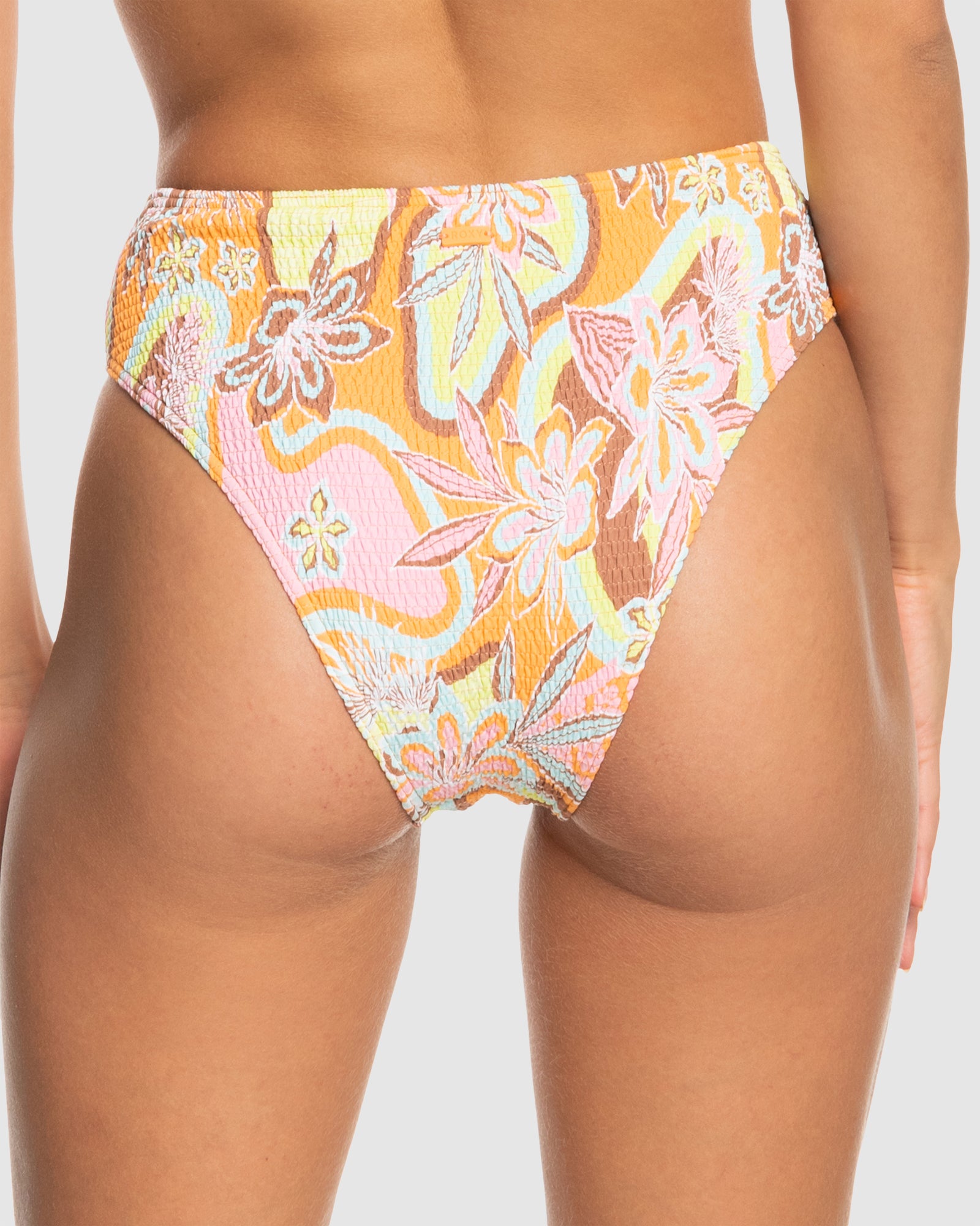 Womens Floraldelic Smock Mw Moderate Bikini Bottom