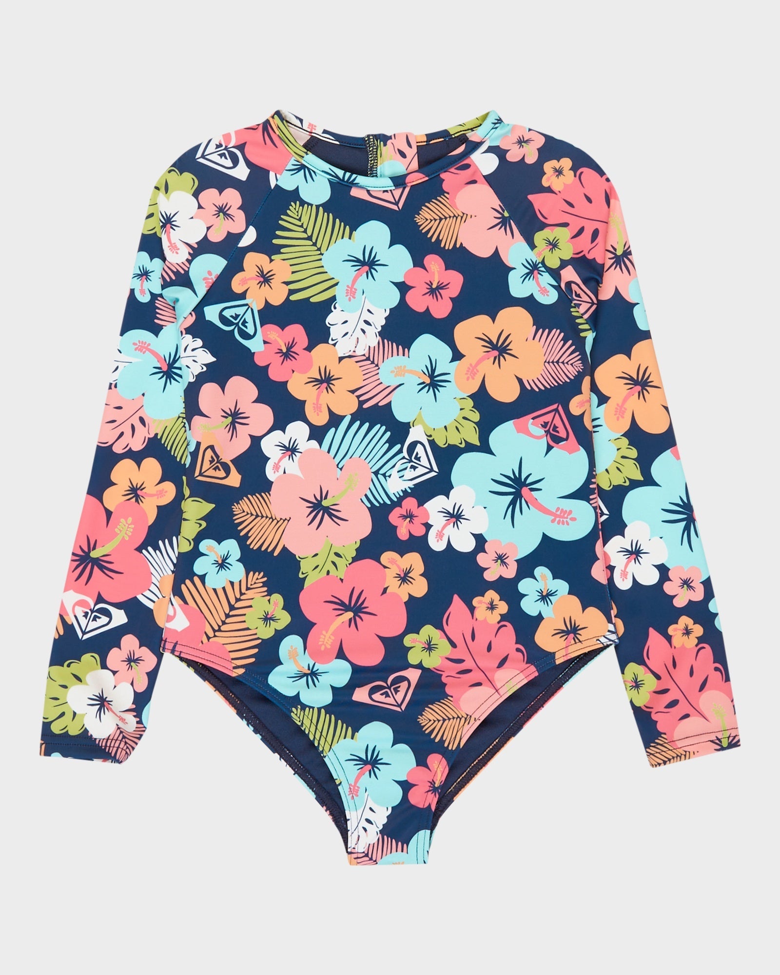 Girls 2-7 Morning Flower One Piece Rash Vest