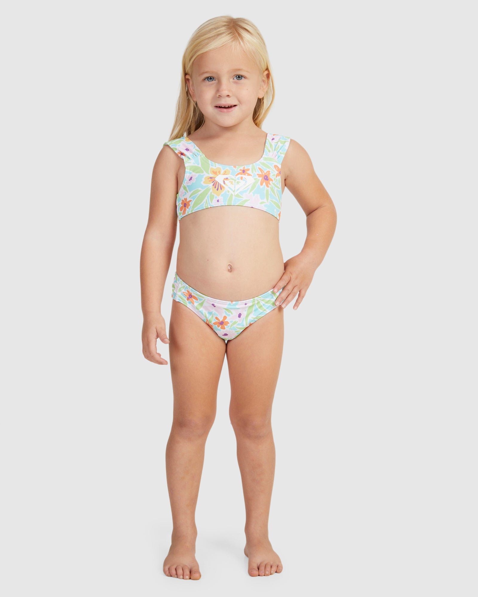 Girls 2-7 Hawaiian Spirit Bralette Set Bikini