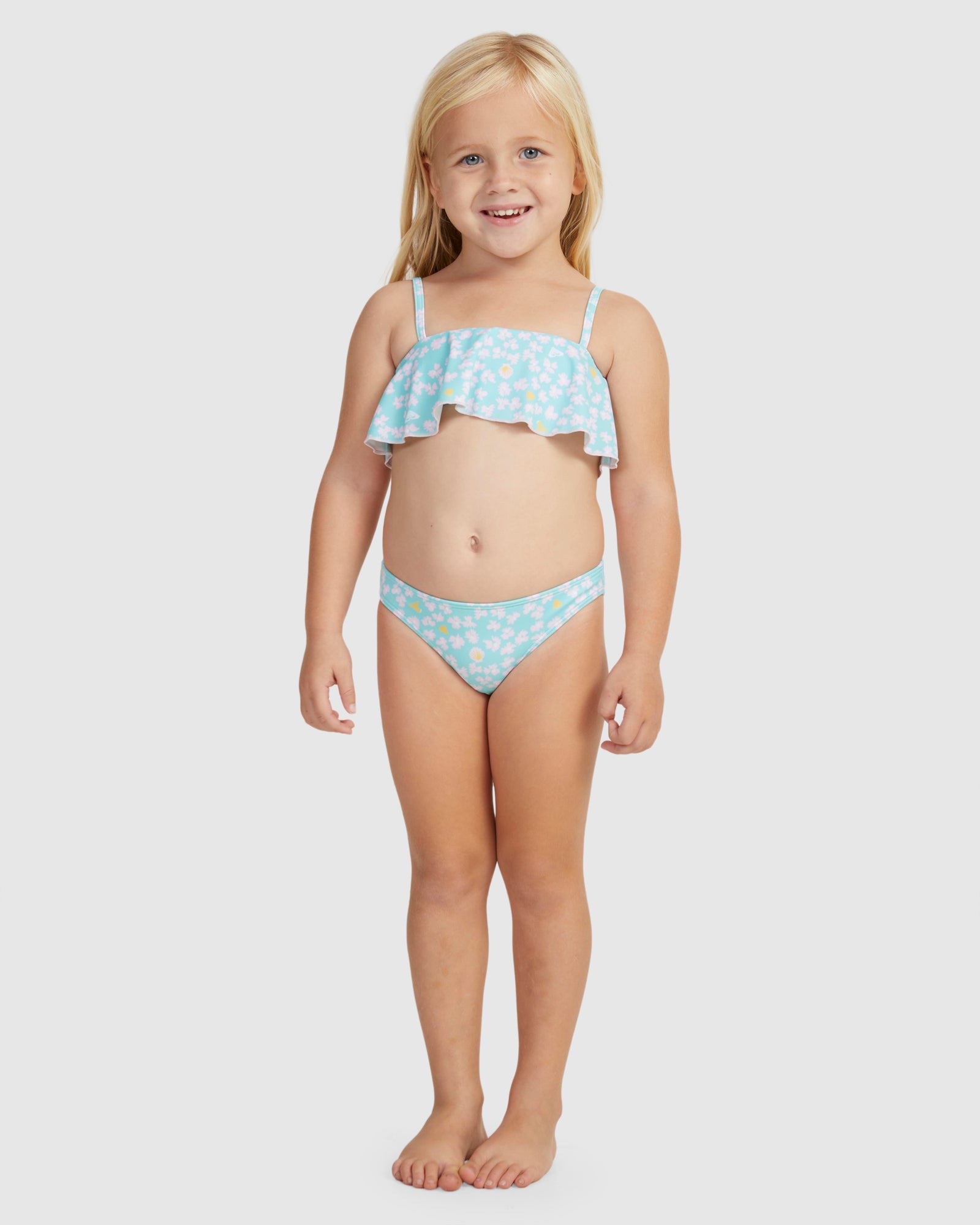Girls 2-7 Teenie Ditsy Flutter Set Bikini