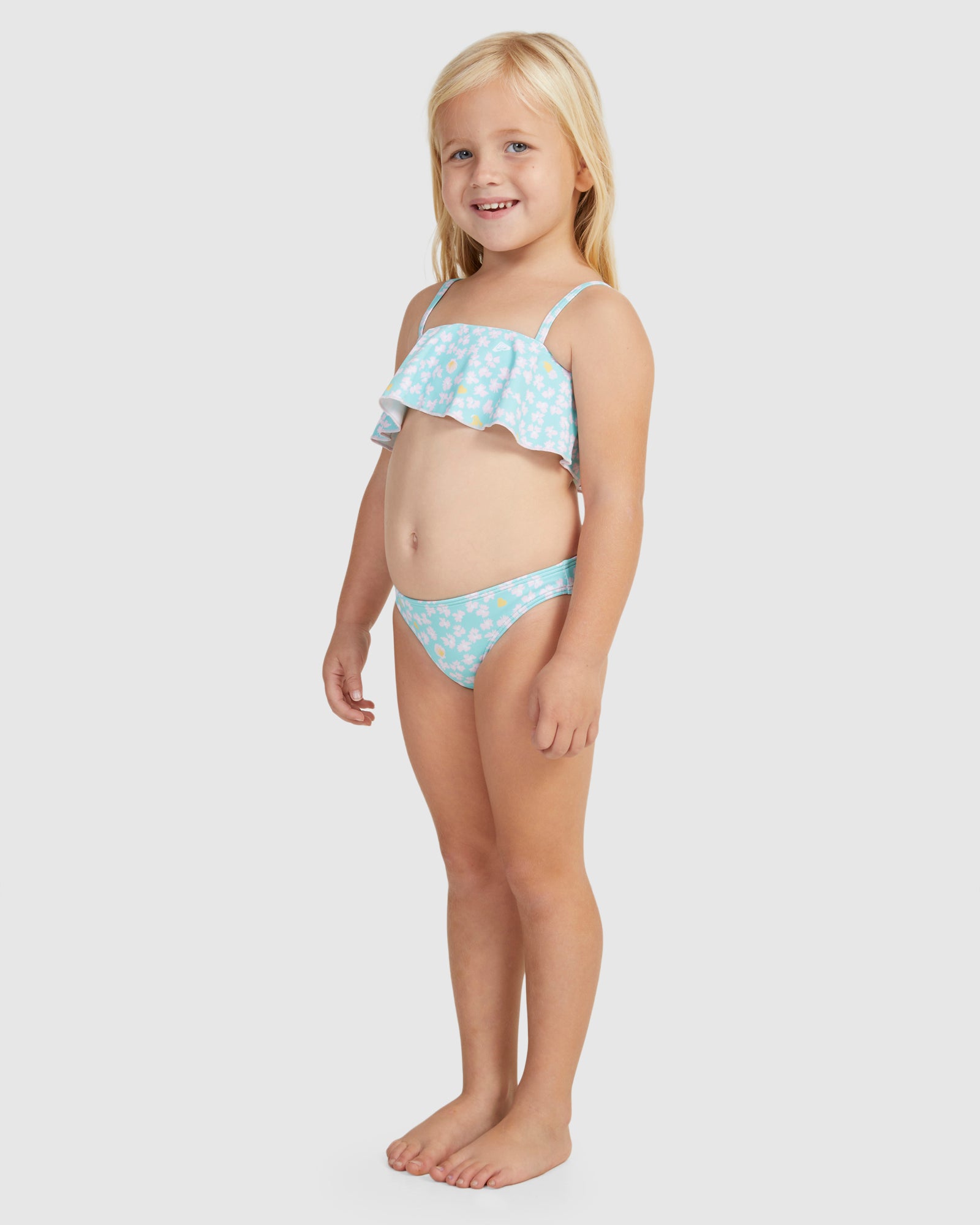 Girls 2-7 Teenie Ditsy Flutter Set Bikini
