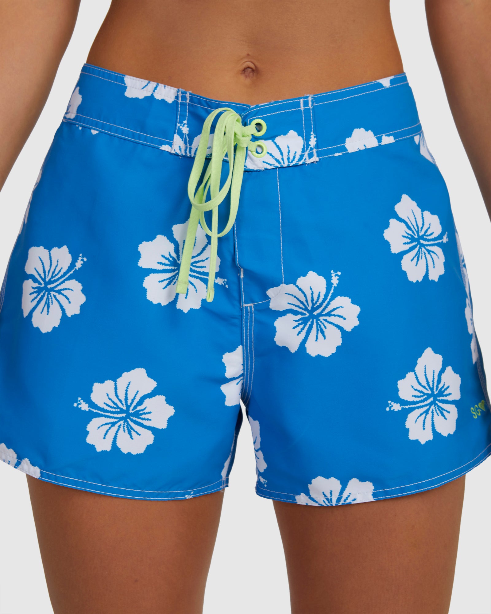 Womens Digi High Boardies Boardshorts
