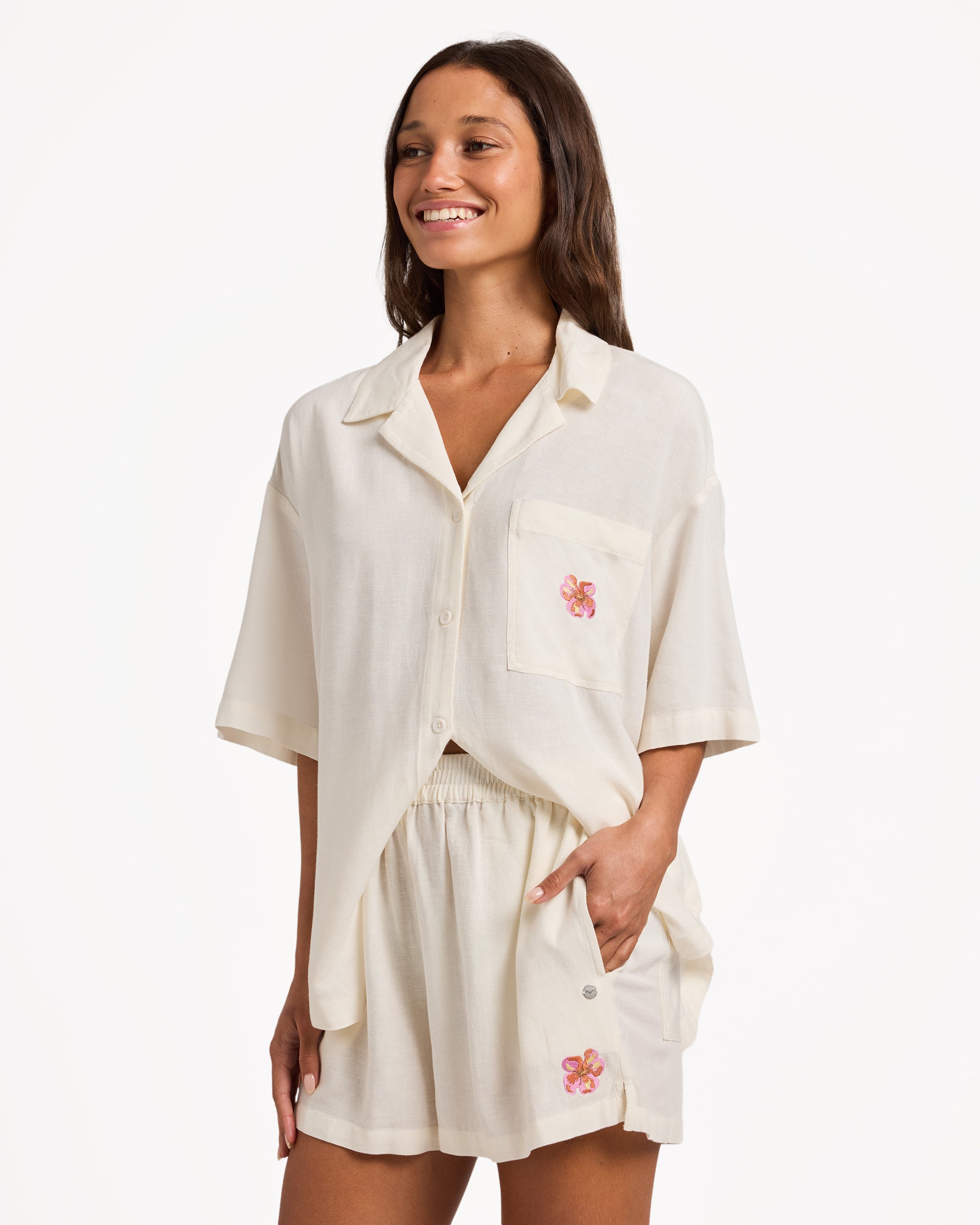 Womens Hibiscus Shirt
