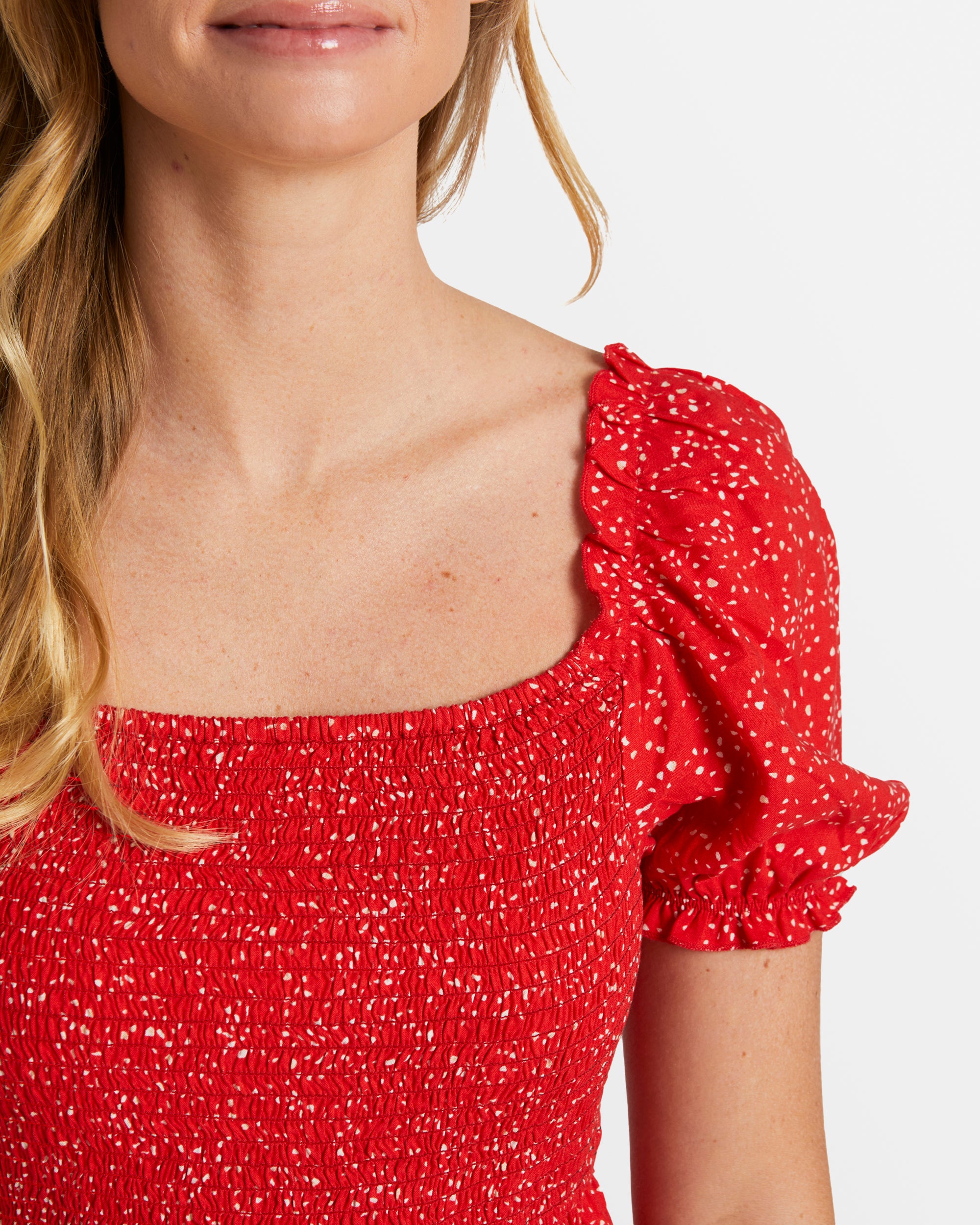 Womens Hello Petal Mini Dress