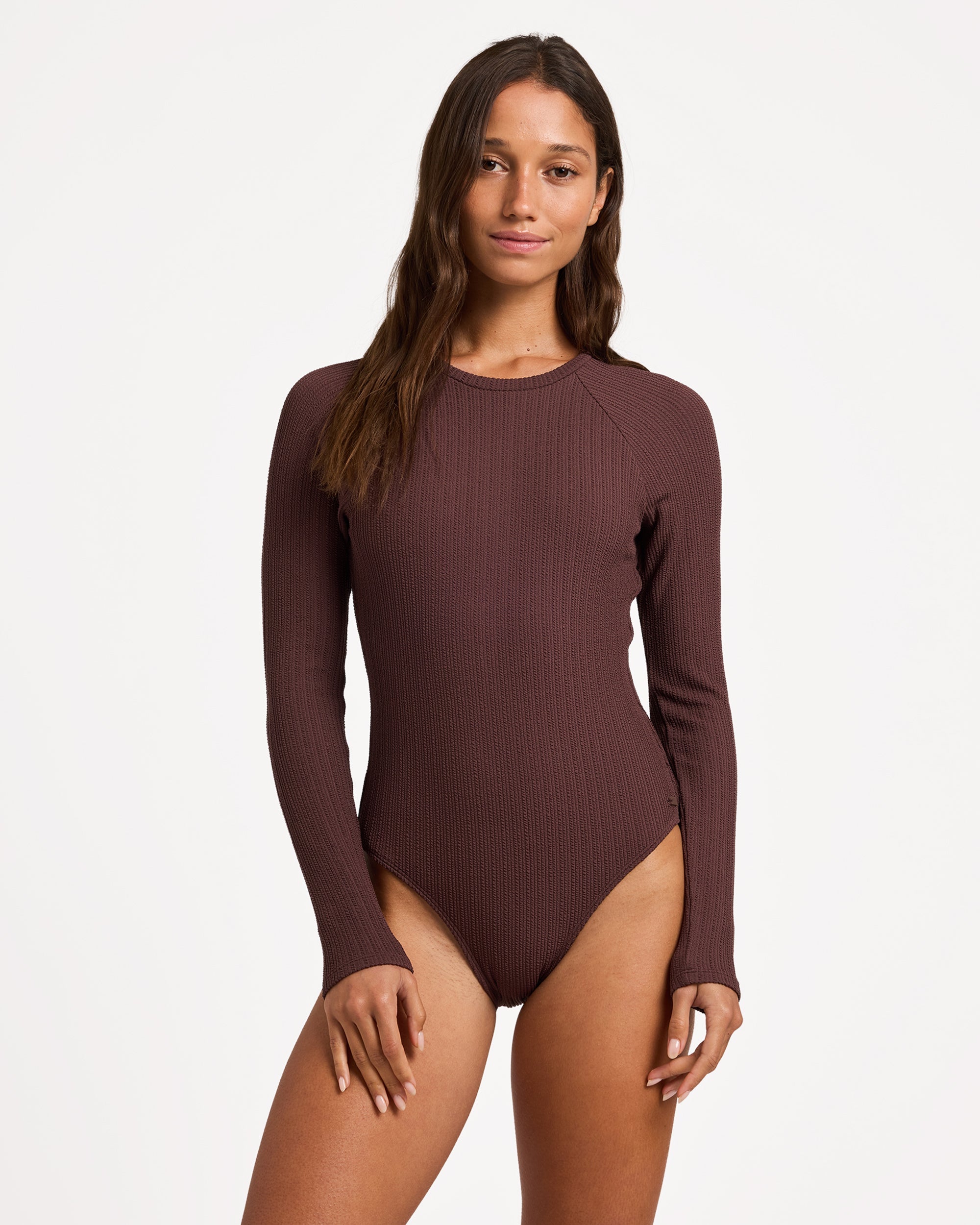 Womens Aruba Long Sleeve One Piece Rash Vest