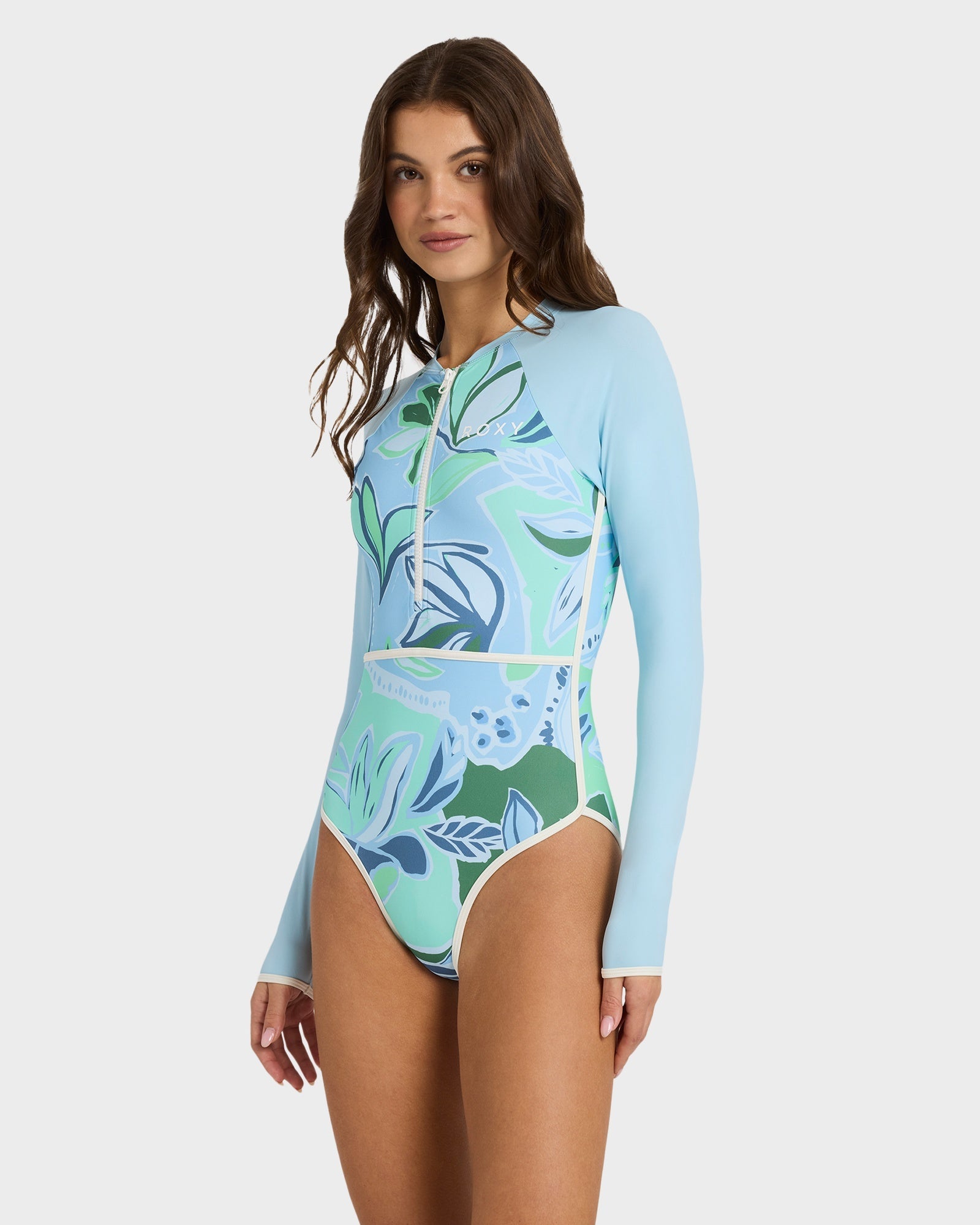 Womens Botanic Active Long Sleeve One Piece Rash Vest